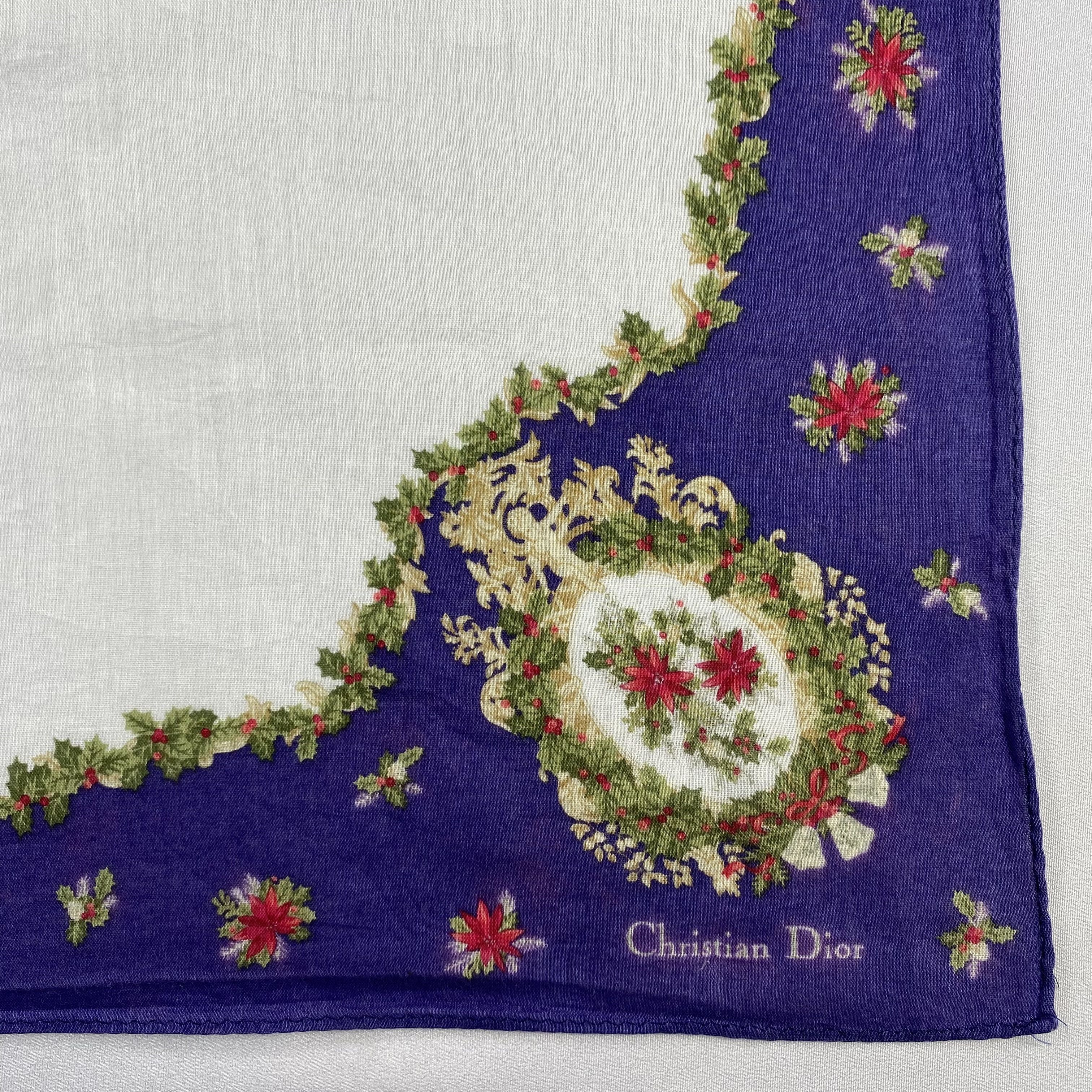 Vintage Christian Dior Monsieur Handkerchief / Neckerchief-P1327 Size ONE SIZE - 3 Thumbnail