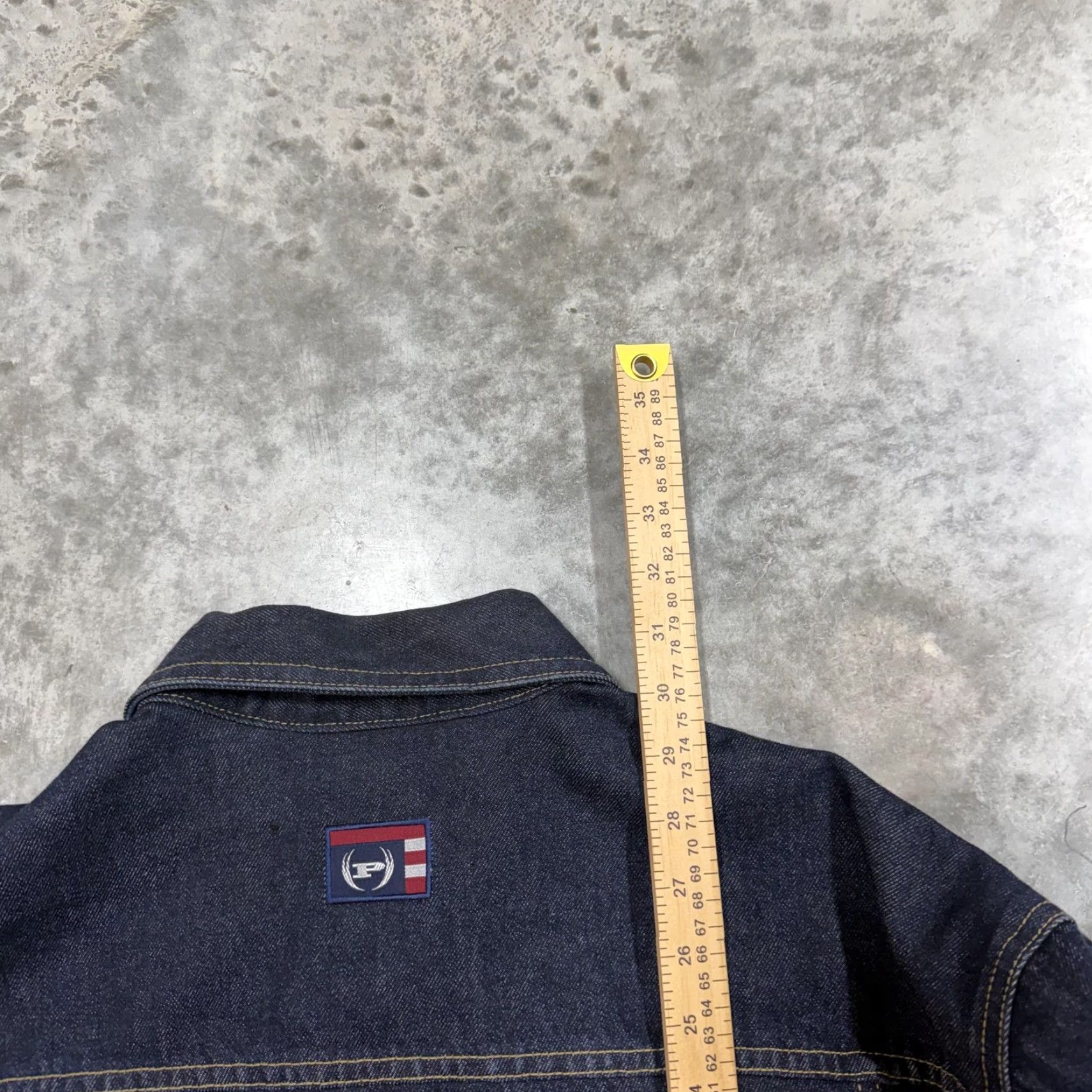 Phat Farm VINTAGE Phat Farm Jacket Mens XL Blue Denim Button Front Hip Hop Logo Varsity Streetwear Size US XL / EU 56 / 4 - 6 Thumbnail