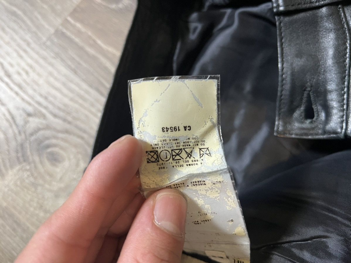 Helmut Lang Helmut Lang 1998 Black Leather Pants Size US 28 / EU 44 - 5 Thumbnail