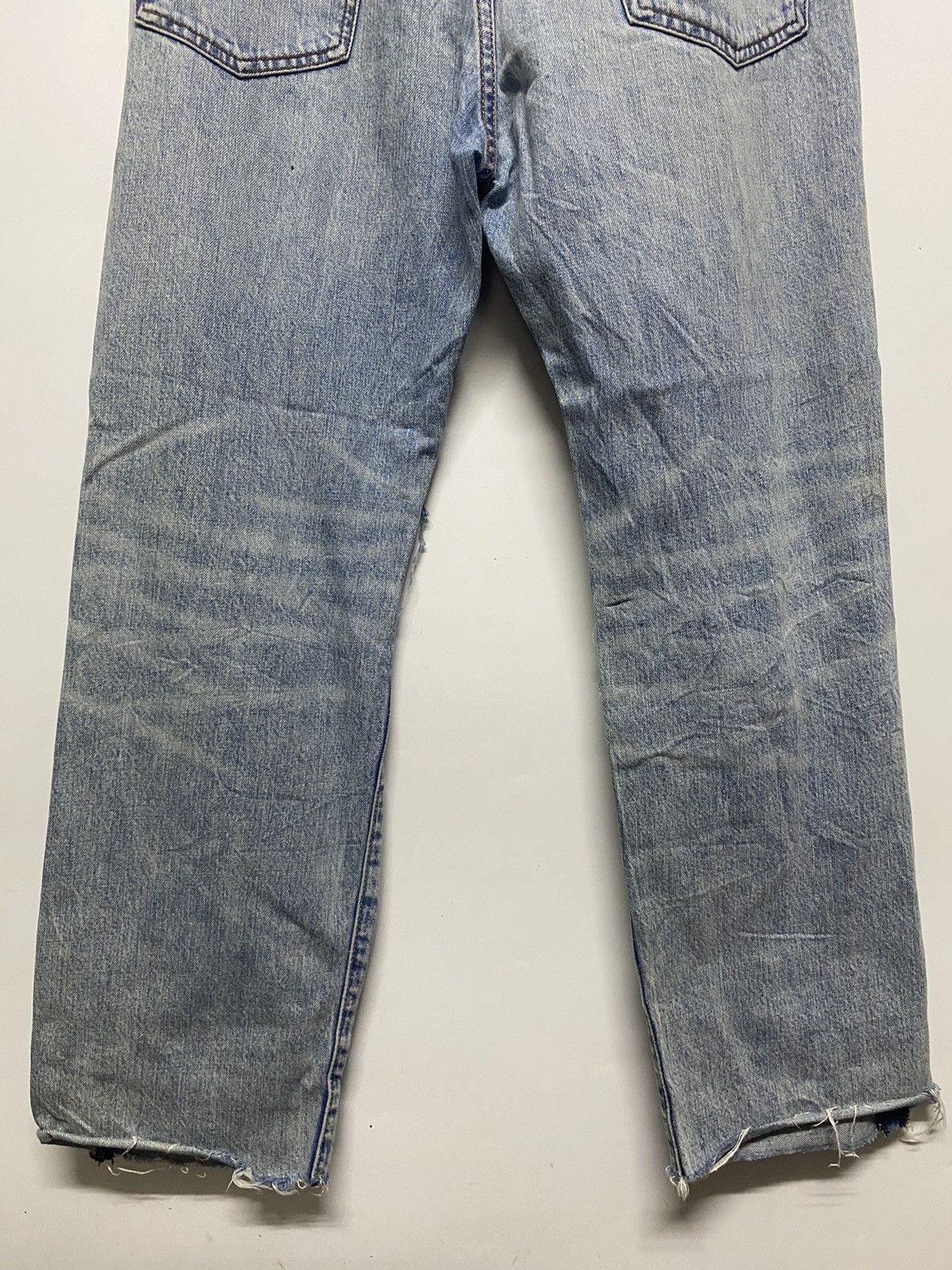 GU × If Six Was Nine GU Japan Distressed Goth Punk Denim Jeans Size US 30 / EU 46 - 6 Thumbnail