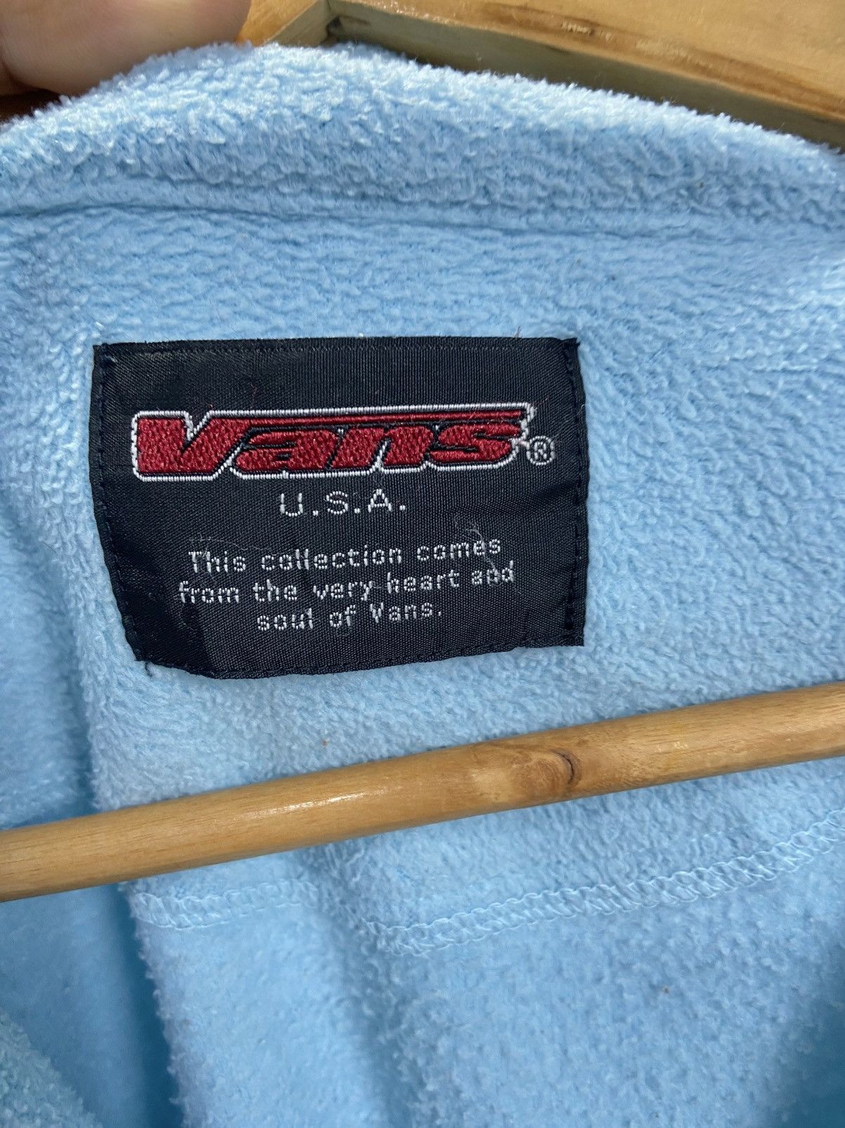 Japanese Brand × Vans × Vintage Vintage Vans U.S.A Fleece half zipper sweatshirt Size US L / EU 52-54 / 3 - 7 Thumbnail