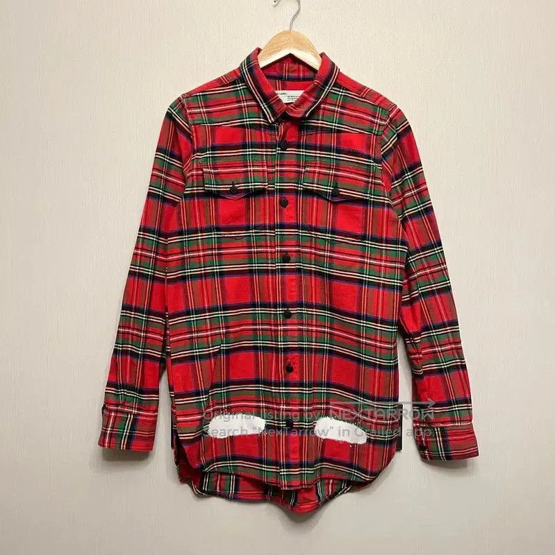 Off-White Off-White Red Plaid Men's Shirt . Size US XXS / EU 40 - 1 Thumbnail