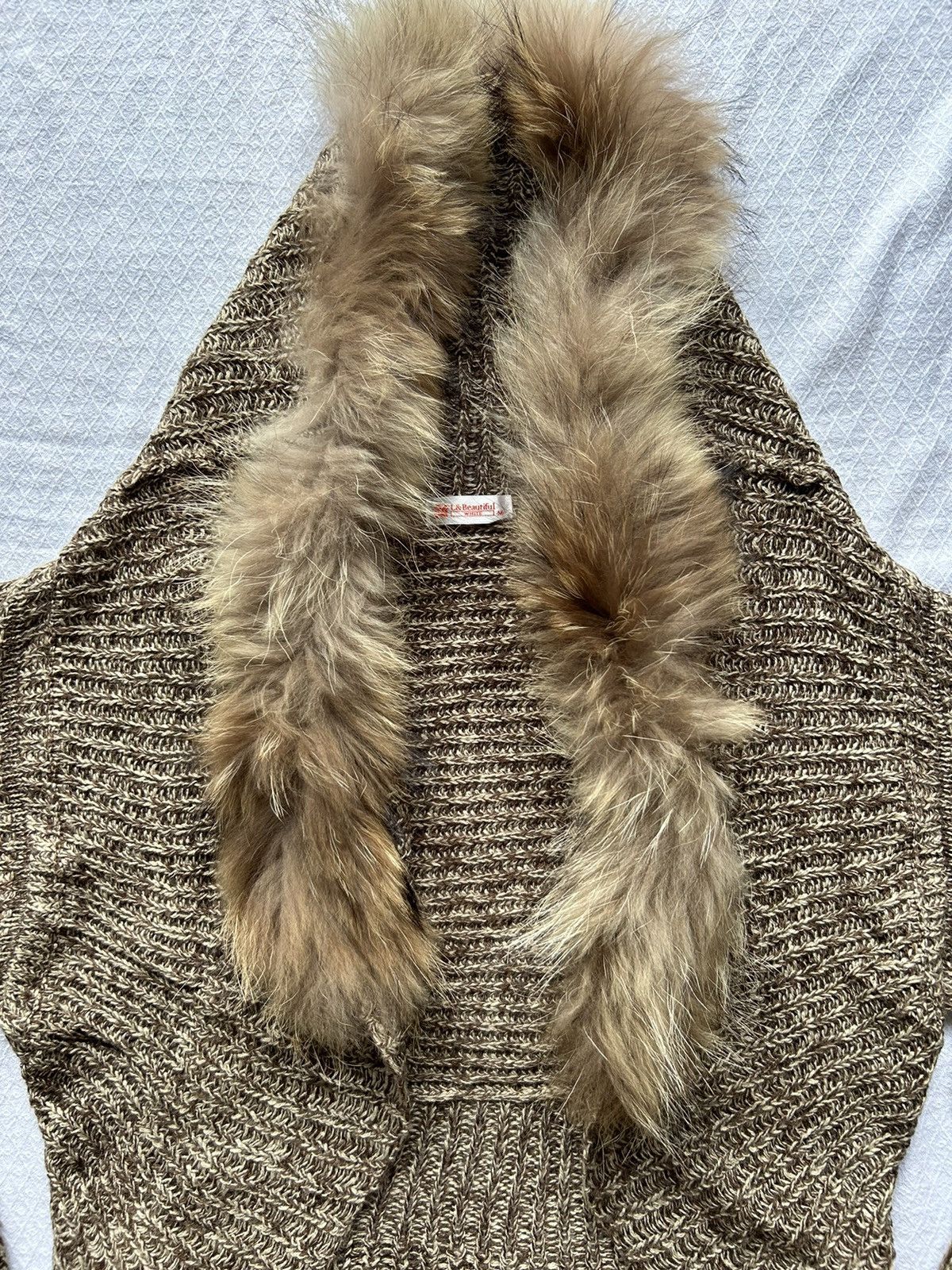 Japanese Brand BINDINGOFFER💸Fur cardigan japanese knitted Ifsixwasnine lgb Size US M / EU 48-50 / 2 - 7 Thumbnail