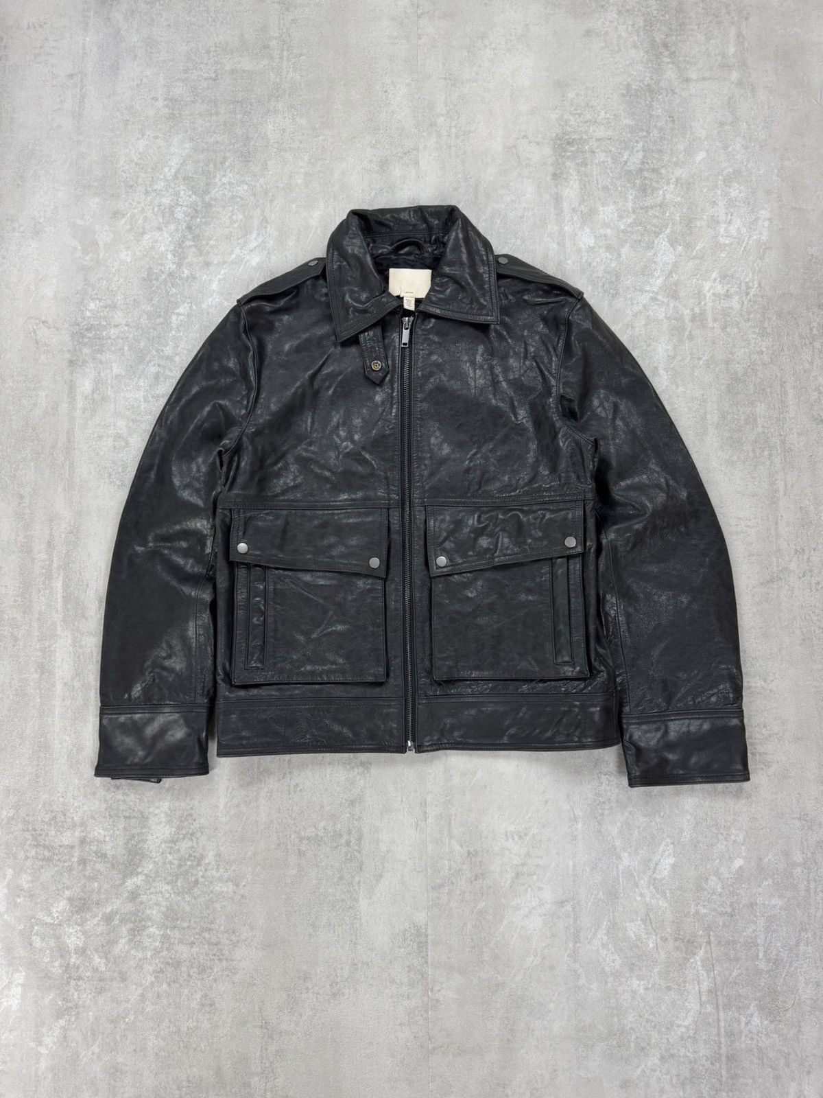 H&M H&M Leather Jacket Biker Cargo Short Flight JKT Mens Preppy Size US XS / EU 42 / 0 - 2 Thumbnail