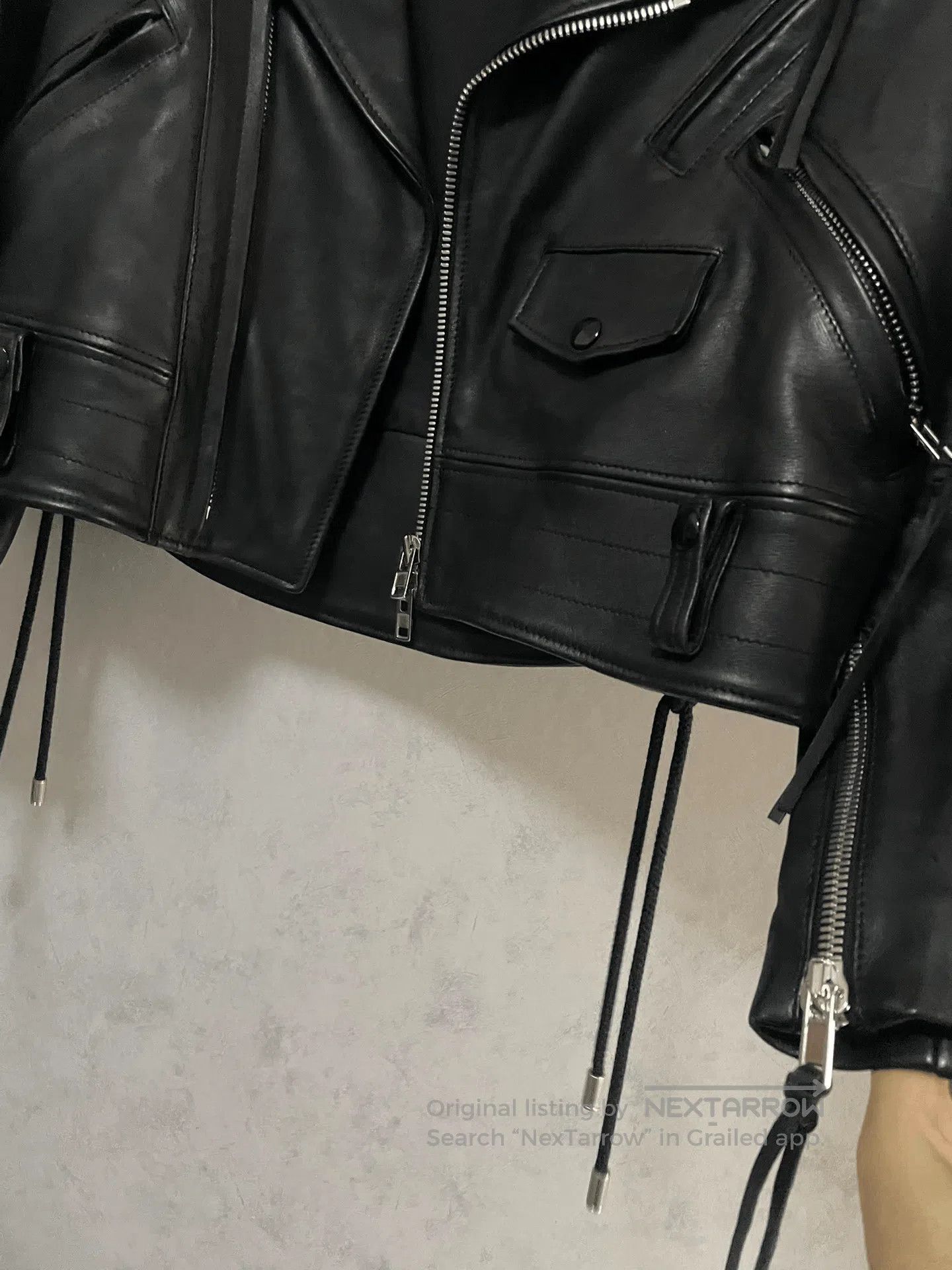 Maison Margiela Maison Margiela Lambskin Biker Jacket. Size US XXS / EU 40 - 3 Thumbnail
