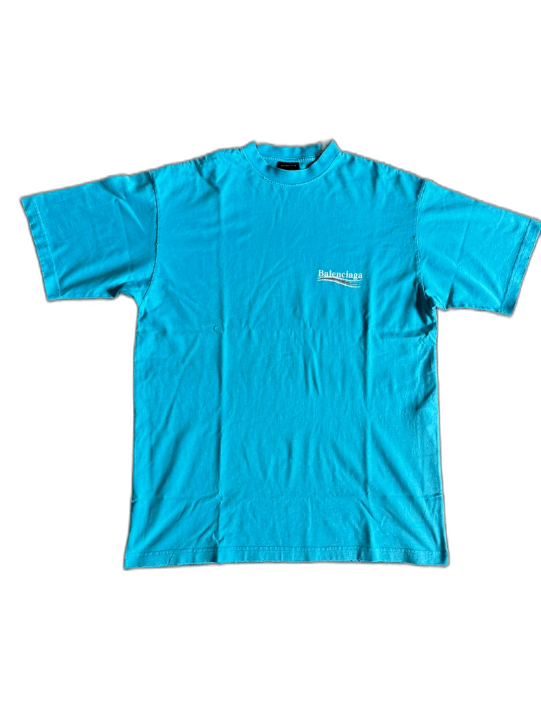 Balenciaga Balenciaga Ice Crack Logo Short Sleeve Shirt-2505 Size US XS / EU 42 / 0 - 1 Thumbnail