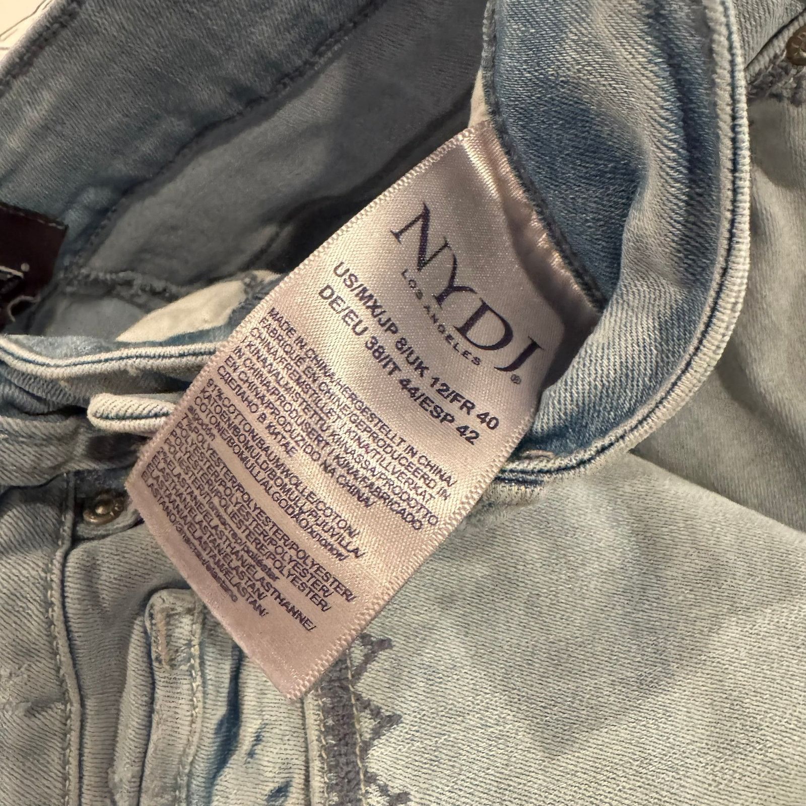 NYDJ NYDJ AMI Skinny Ankle Jeans - Size 8 - Excellent Condition Size 30" / US 8 / IT 44 - 6 Thumbnail