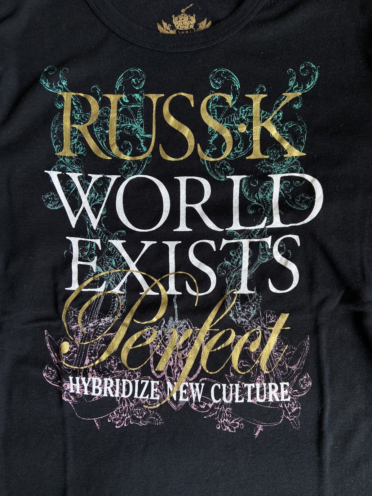 If Six Was Nine × Japanese Brand × Le Grande Bleu (L.G.B.) Russ.k Poem Skull Style Longslevee Size US L / EU 52-54 / 3 - 2 Thumbnail