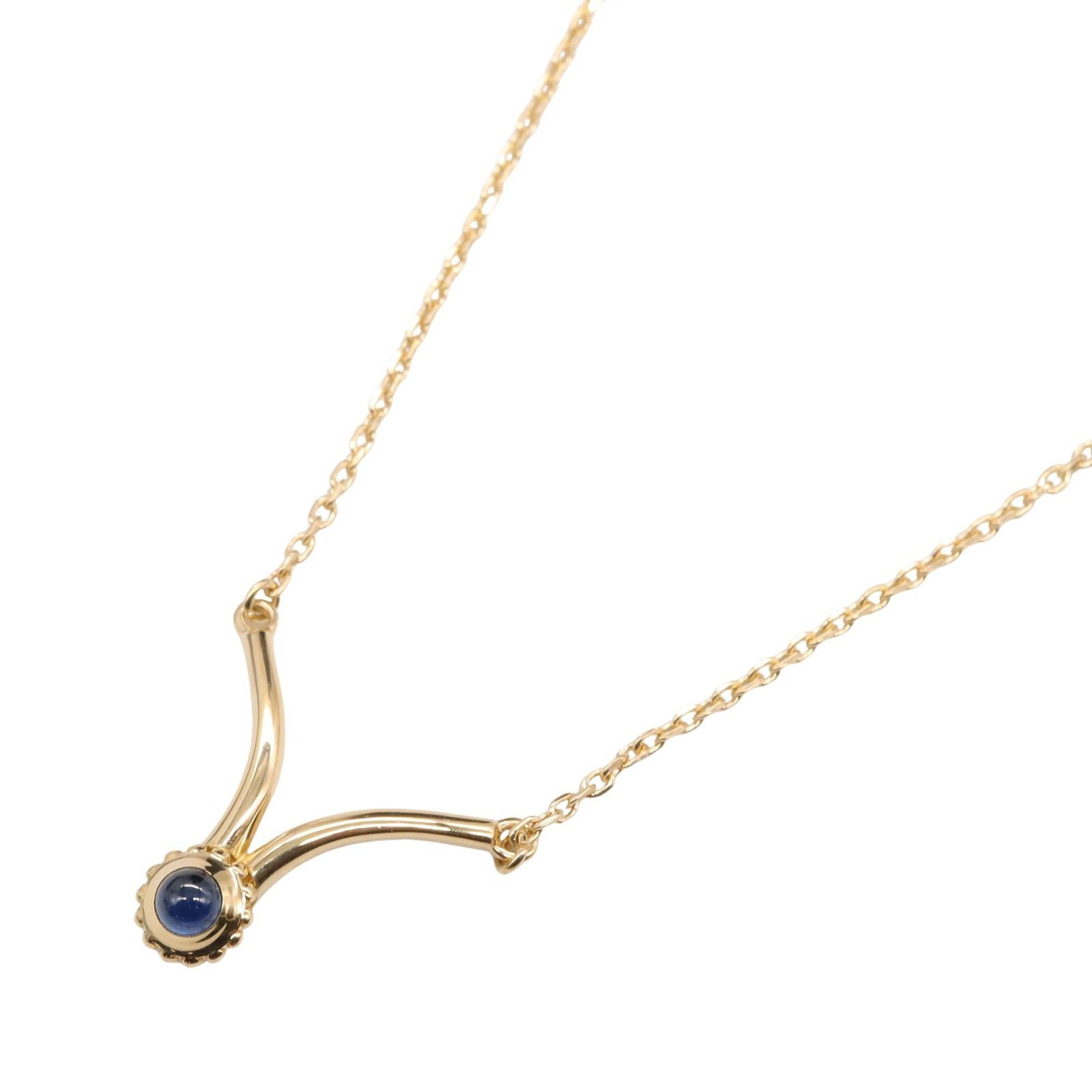 Cartier Cartier Sapphire Necklace K18 (Yellow Gold) Blue Size ONE SIZE - 1 Thumbnail