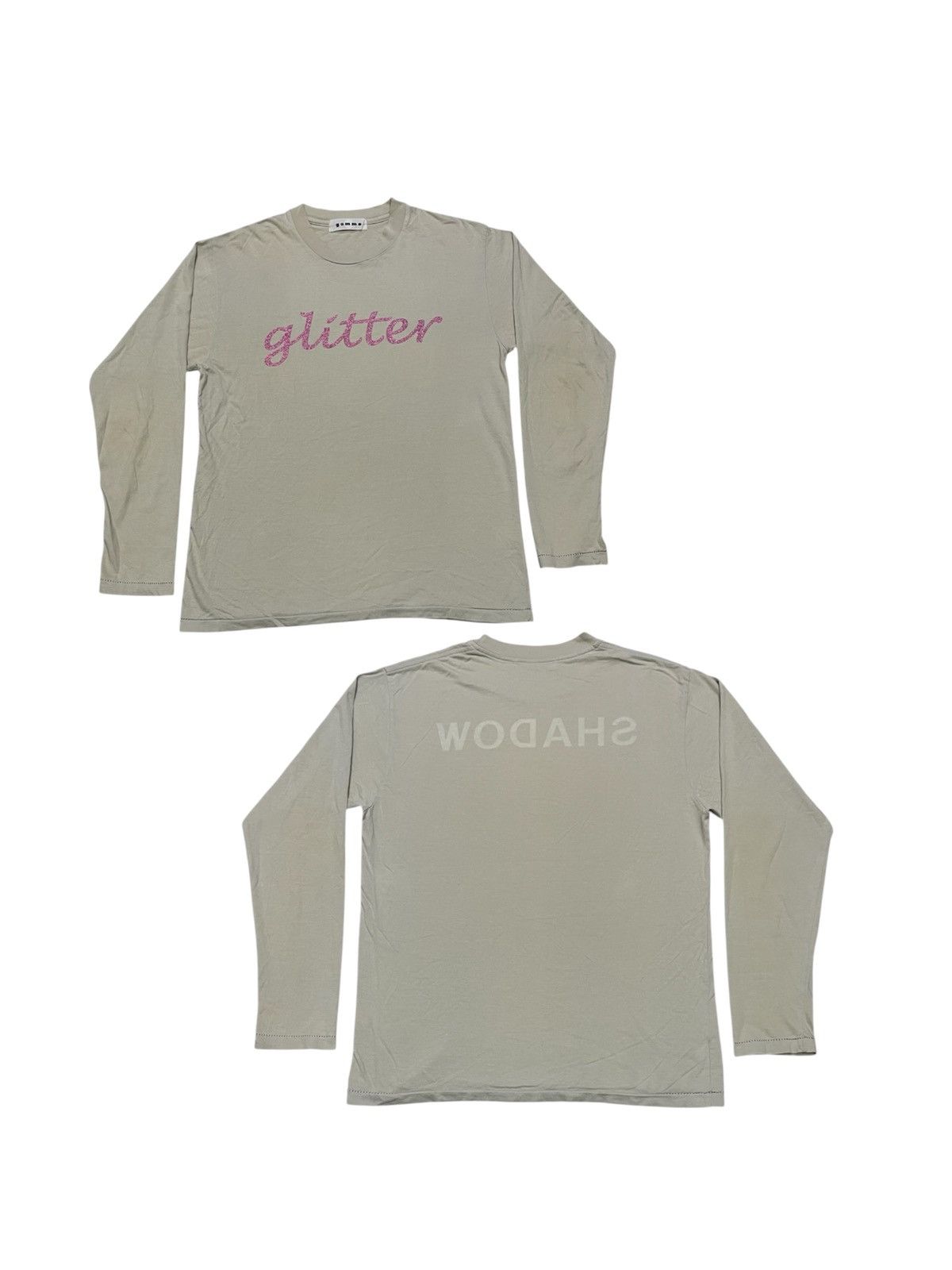 gomme 1990s GOMME “GLITTER SHADOW” LONG SLEEVE SHIRT RARE Size US S / EU 44-46 / 1 - 1 Thumbnail