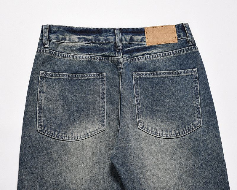 Jean American retro washed distressed cleanfit jeans for men Size US 32 / EU 48 - 4 Thumbnail