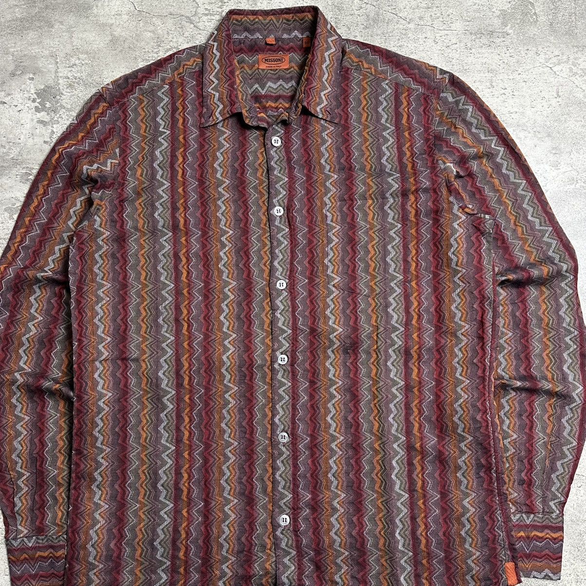 Missoni Vintage Missoni 3D pettern Size US L / EU 52-54 / 3 - 3 Thumbnail