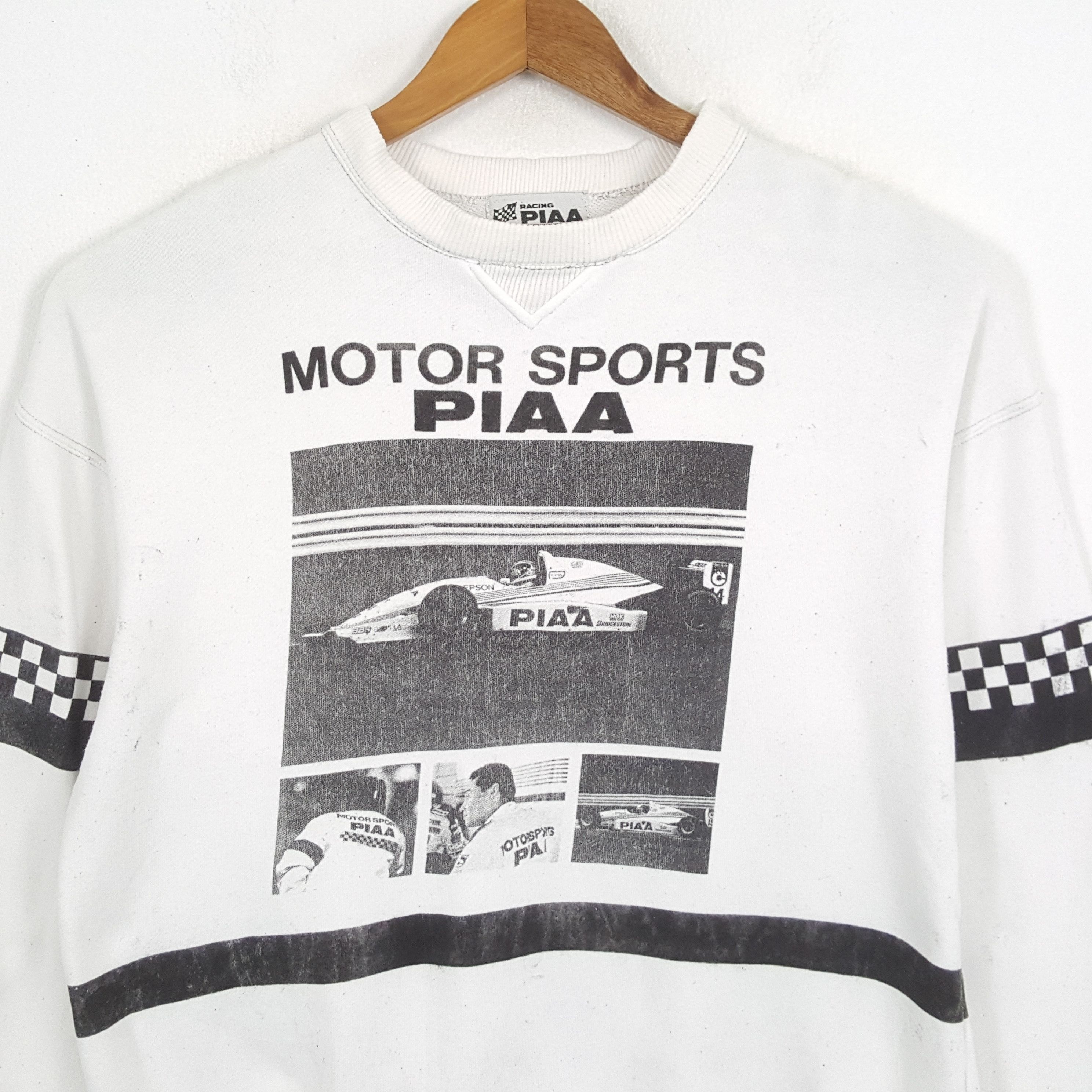 Japanese Brand × Vintage Vintage PIAA MOTOR SPORTS F1 Racing Team Sweatshirts Size US L / EU 52-54 / 3 - 2 Thumbnail