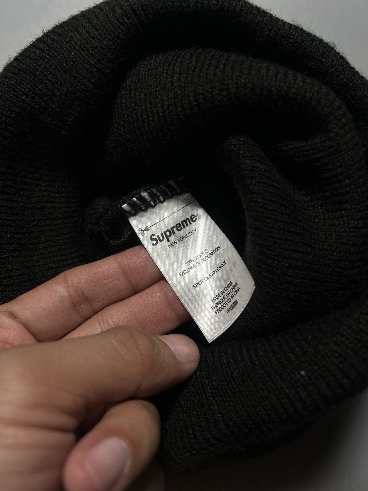 Supreme Supreme Glitter Beanie F21 "Black" Size ONE SIZE - 4 Thumbnail