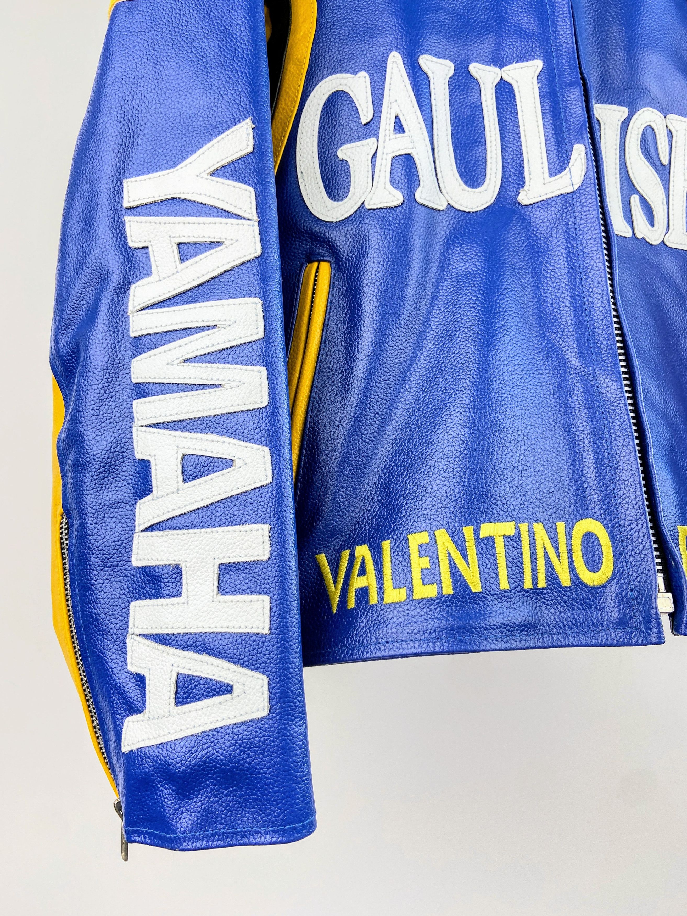 Yamaha 🏍️🔥 YAMAHA 🔥 RACING LEATHER JACKET RARE Size US L / EU 52-54 / 3 - 5 Thumbnail