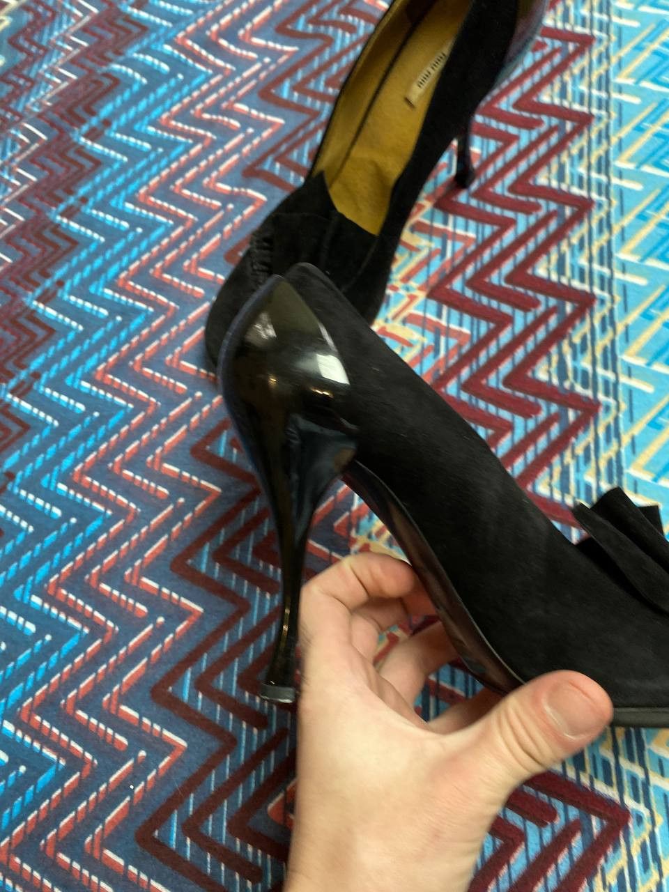 Miu Miu MIU MIU 00s SUEDE TURQUOISE FANCY PUMPS Size US 8 / IT 38 - 8 Thumbnail