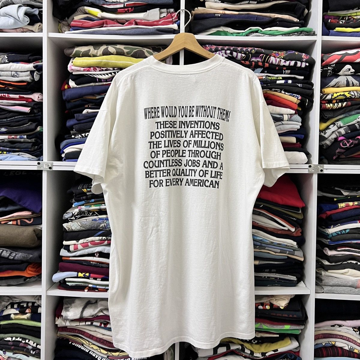 Vintage VTG BLACK INVENTORS HALL OF FAME Size US XXL / EU 58 / 5 - 2 Thumbnail