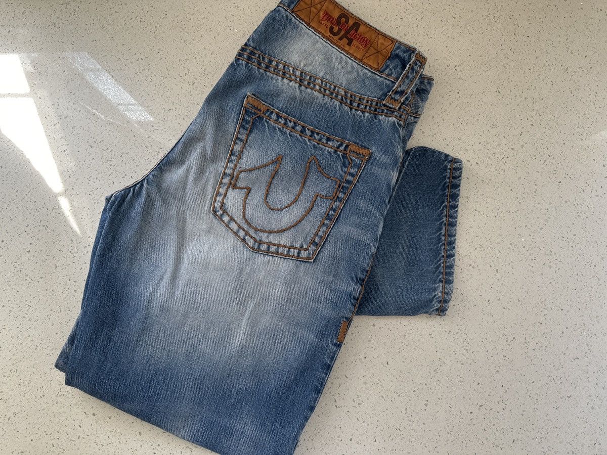 True Religion True Religion x Sebastien Ami “True Grit” Blue Jeans Size US 32 / EU 48 - 1 Thumbnail