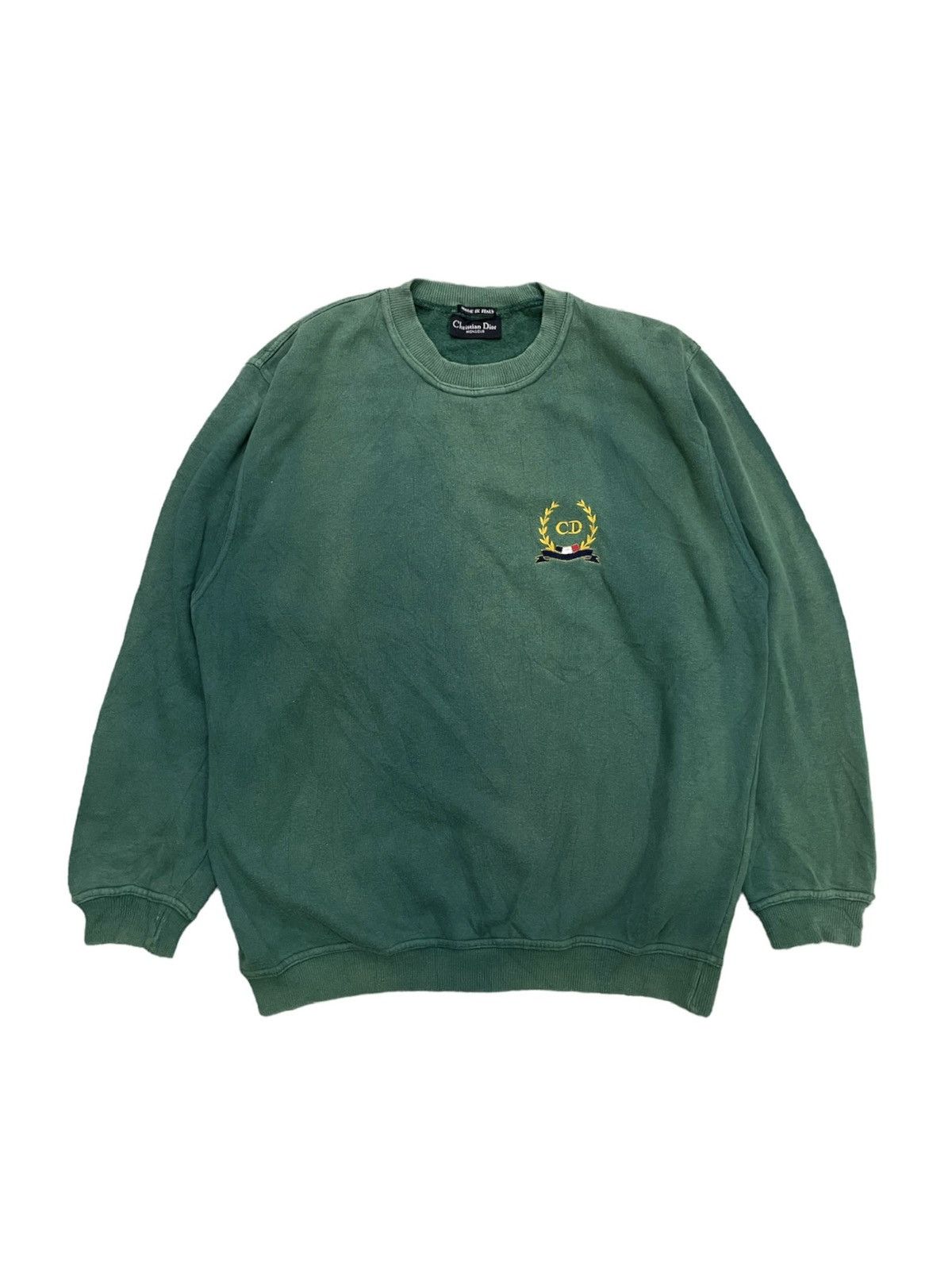 Christian Dior Monsieur × Vintage Vintage Christian Dior CD Spellout Sweatshirt Size US L / EU 52-54 / 3 - 1 Thumbnail