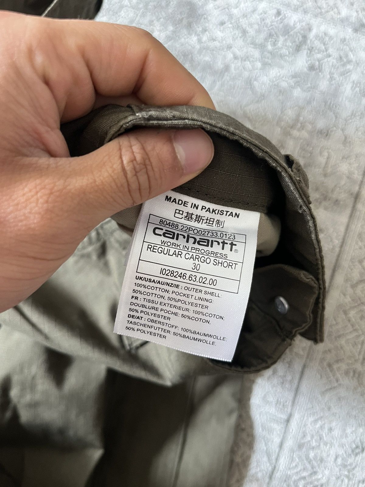 Carhartt Wip Carhartt WIP Regular Cargo Short Size US 30 / EU 46 - 12 Thumbnail