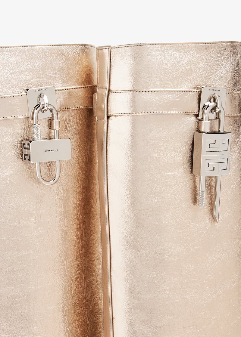 o1w1db10525 Shark Lock Pant Boots in Gold