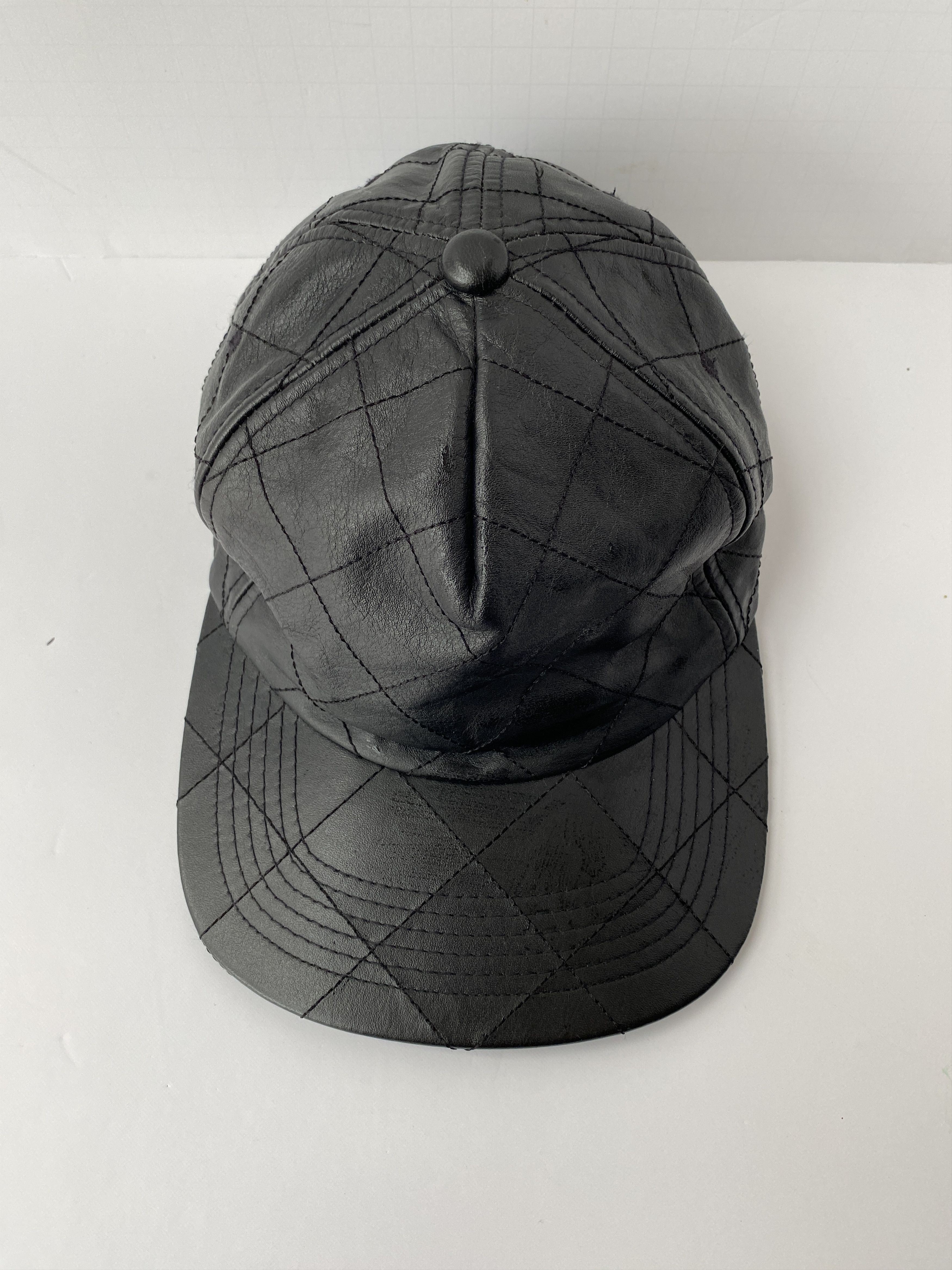 Stampd Stampd LA Lambskin Quilted Leather 5 Panel SnapBack Cap Hat Size ONE SIZE - 1 Thumbnail