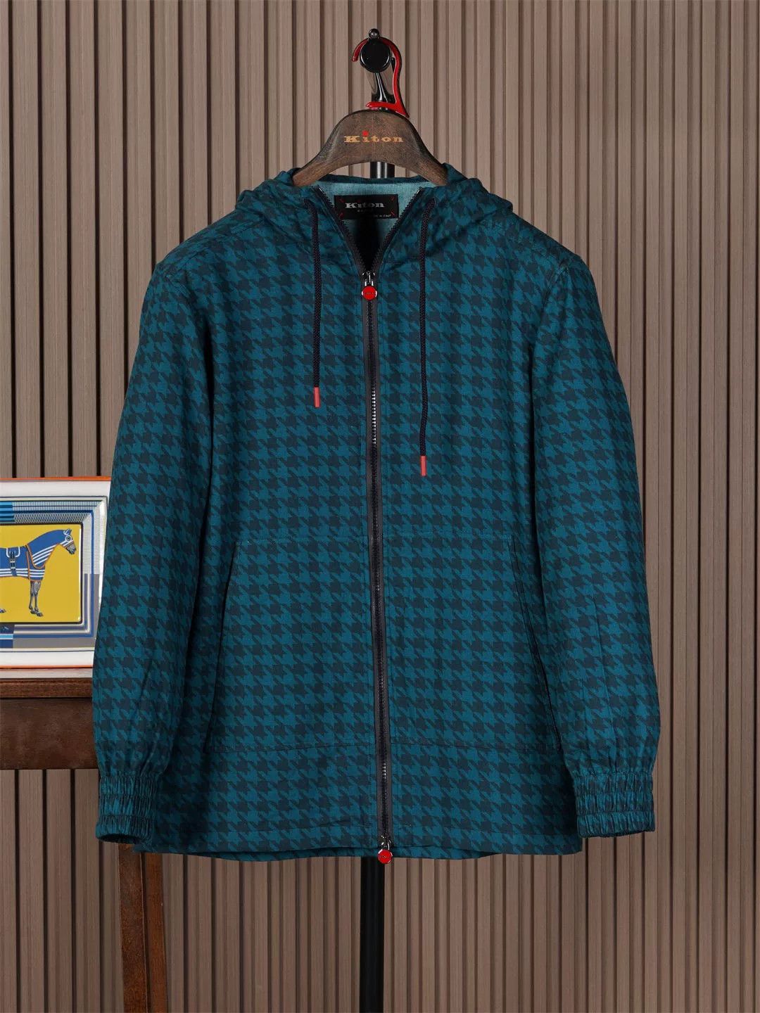 Kiton Kiton Hooded Cotton Jacket Sale Size US M / EU 48-50 / 2 - 1 Thumbnail