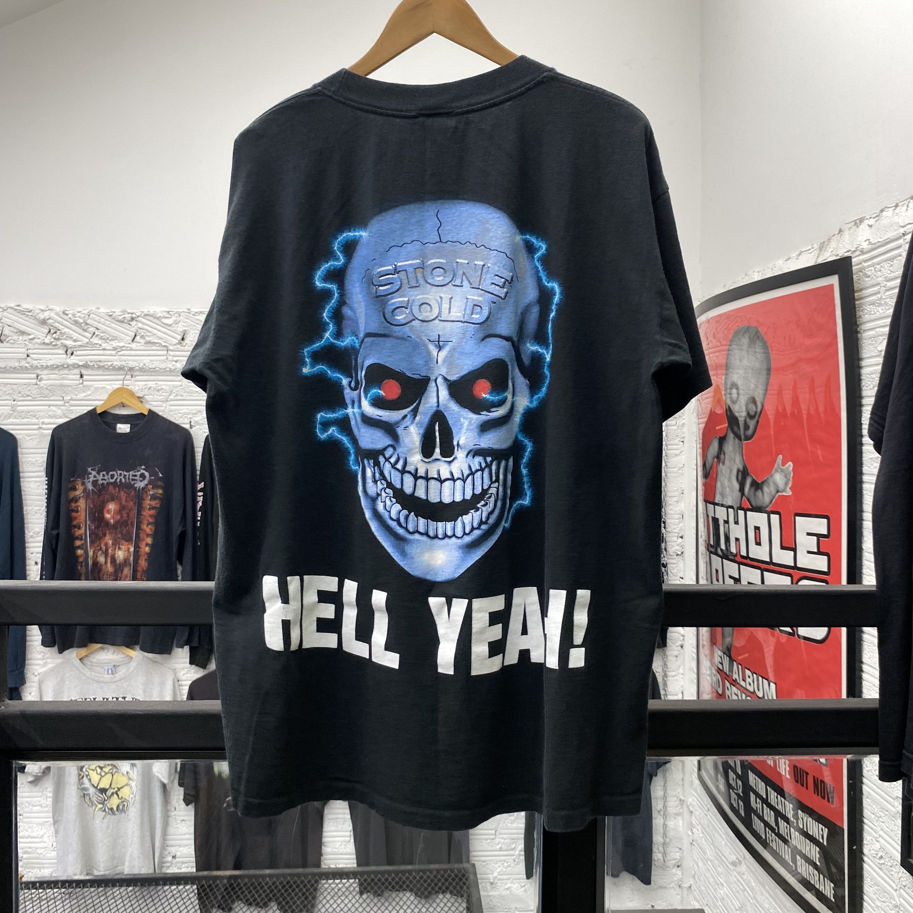 WWF Stone Cold Steve Austin Vintage 1998 WWF Shirt Size US XL / EU 56 / 4 - 6 Thumbnail