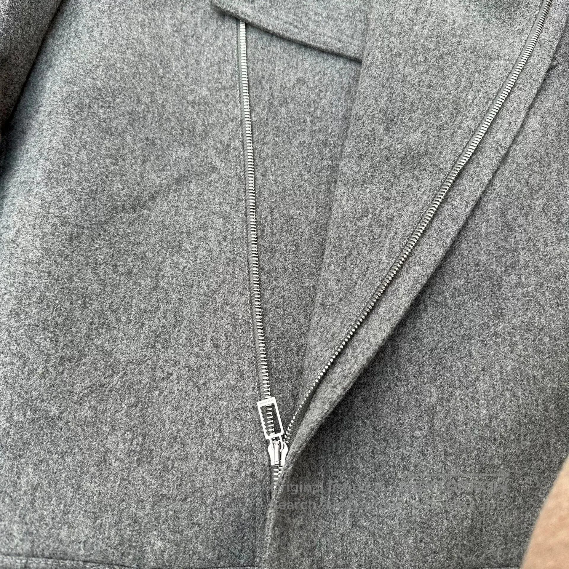 Dior Dior Homme Gray Zip Wool Jacket. Size US M / EU 48-50 / 2 - 3 Thumbnail