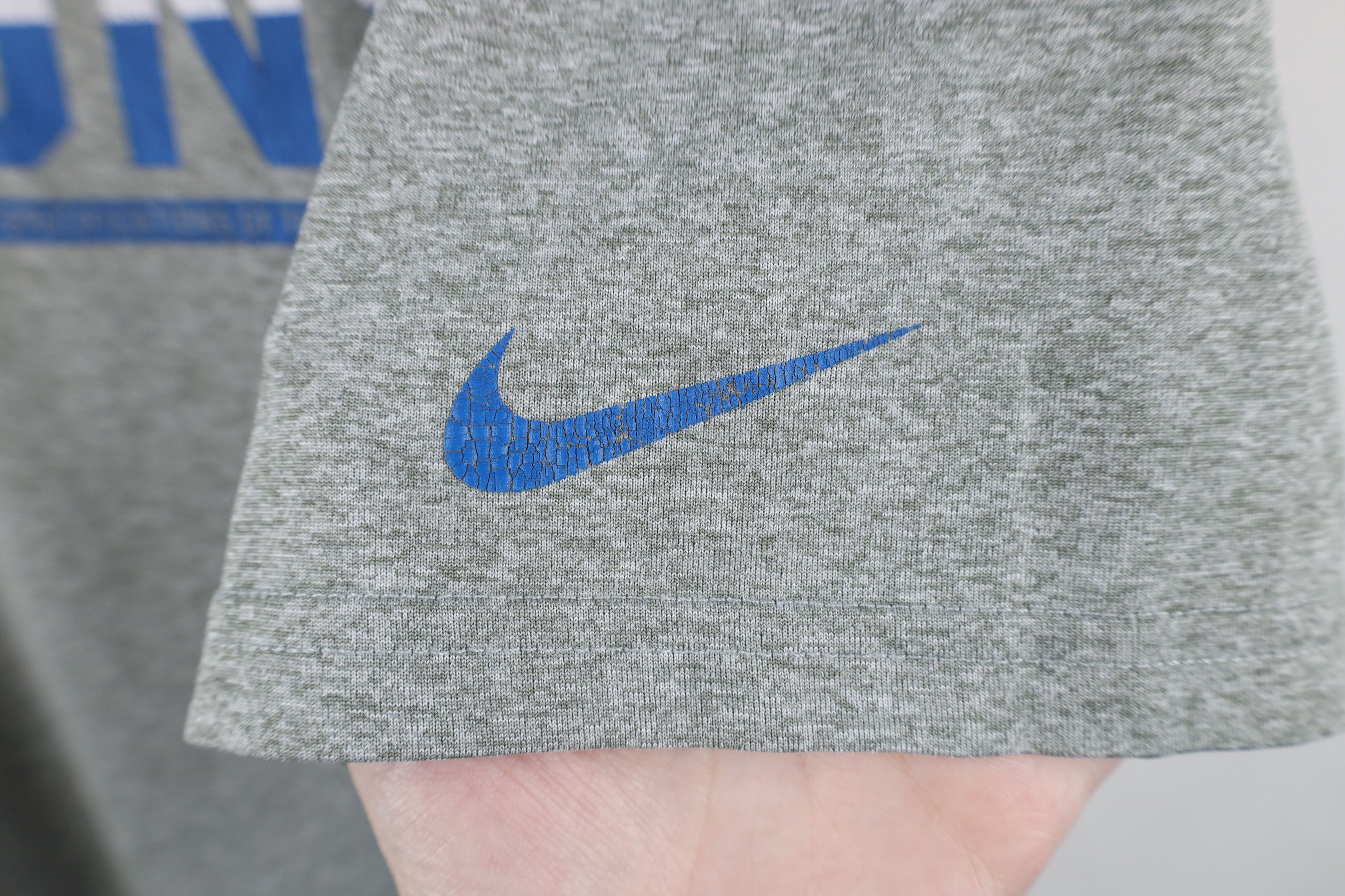 Nike × Vintage Nike NFL Detroit Lions Football Short Sleeve T-Shirt Gray Size US XXL / EU 58 / 5 - 4 Thumbnail