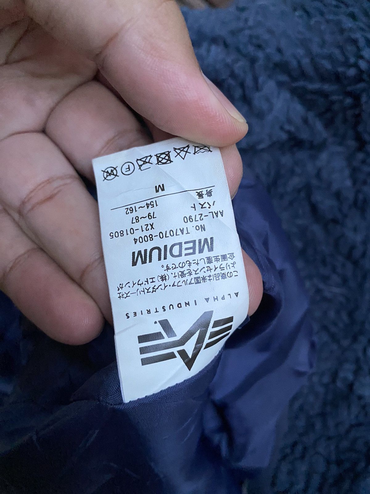 Alpha Industries × Japanese Brand Vintage Alpha Industries Fleece Button Up Jacket Size US M / EU 48-50 / 2 - 9 Thumbnail