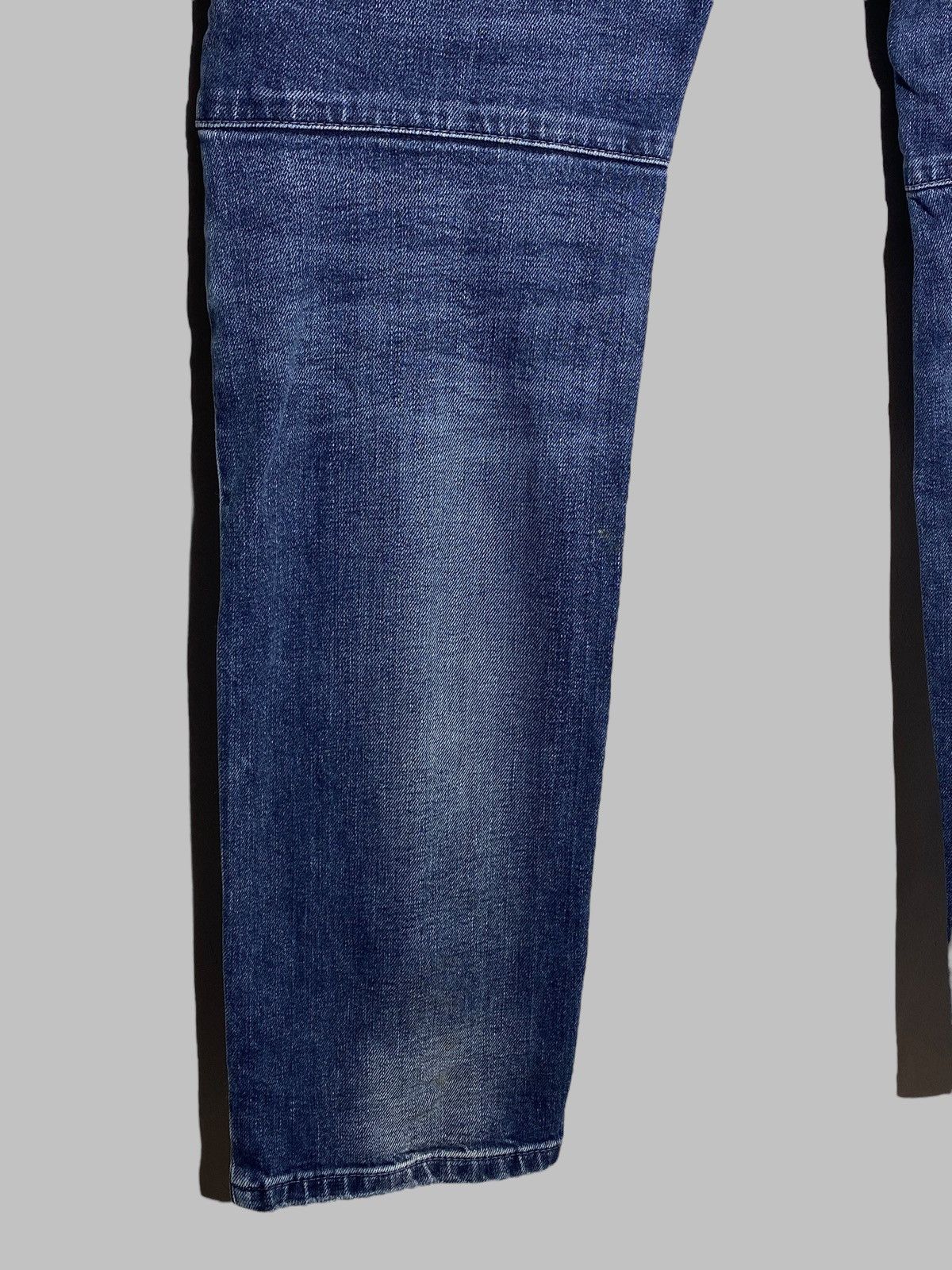 Pierre Balmain 🔥 PIERRE BALMAIN MOTO BIKER DENIM Y2K RARE DISTRESSED JEANS Size US 34 / EU 50 - 23 Thumbnail