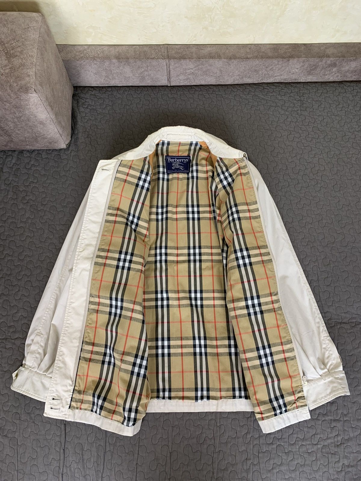 Vintage Burberrys Womens Nova Check Jacket Size C6 England