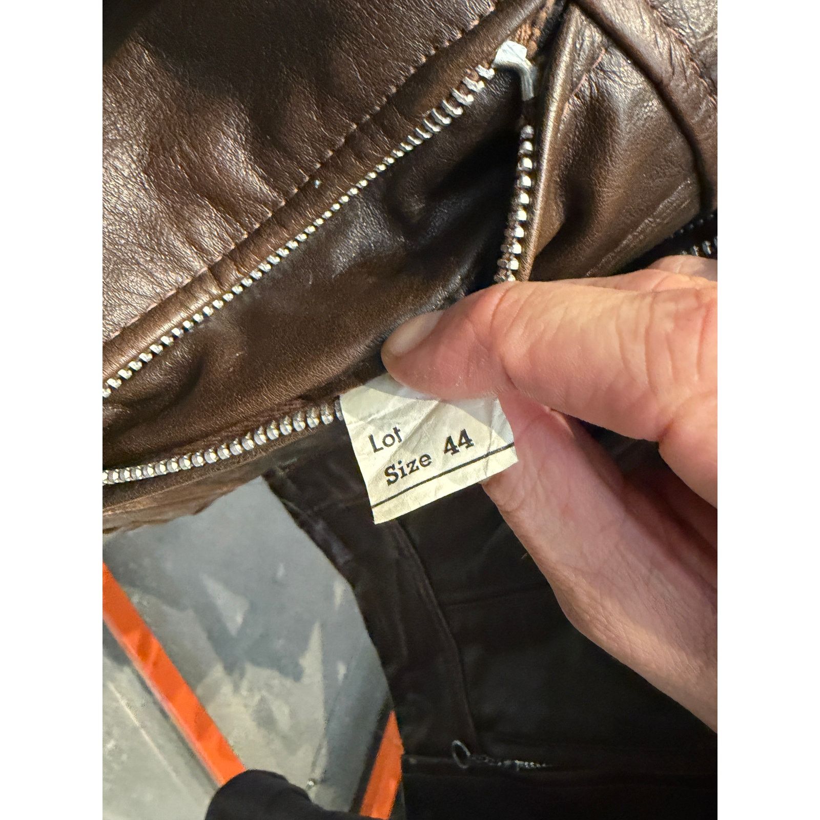 Vintage Vintage 70's Cafe Racer Brown Leather Jacket Size US L / EU 52-54 / 3 - 10 Thumbnail