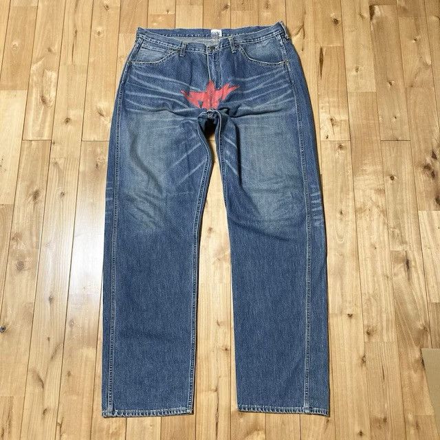 Bape BAPE TWIN STA Denim Pants a bathing ape star NIGO ★size XXL Size US 38 / EU 54 - 2 Thumbnail