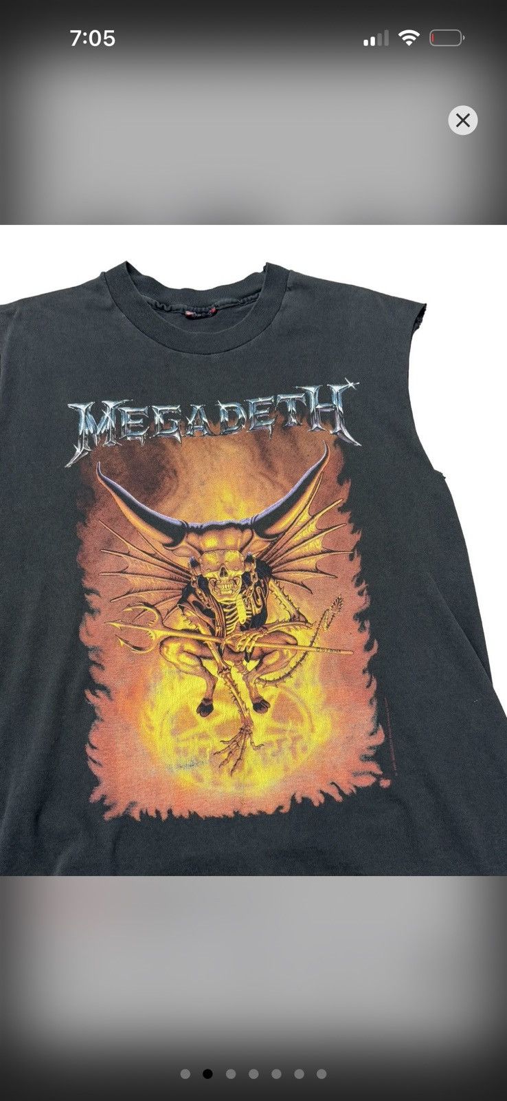 Band Tees Vintage 1992 Mega Deth band Tee Size US L / EU 52-54 / 3 - 1 Thumbnail