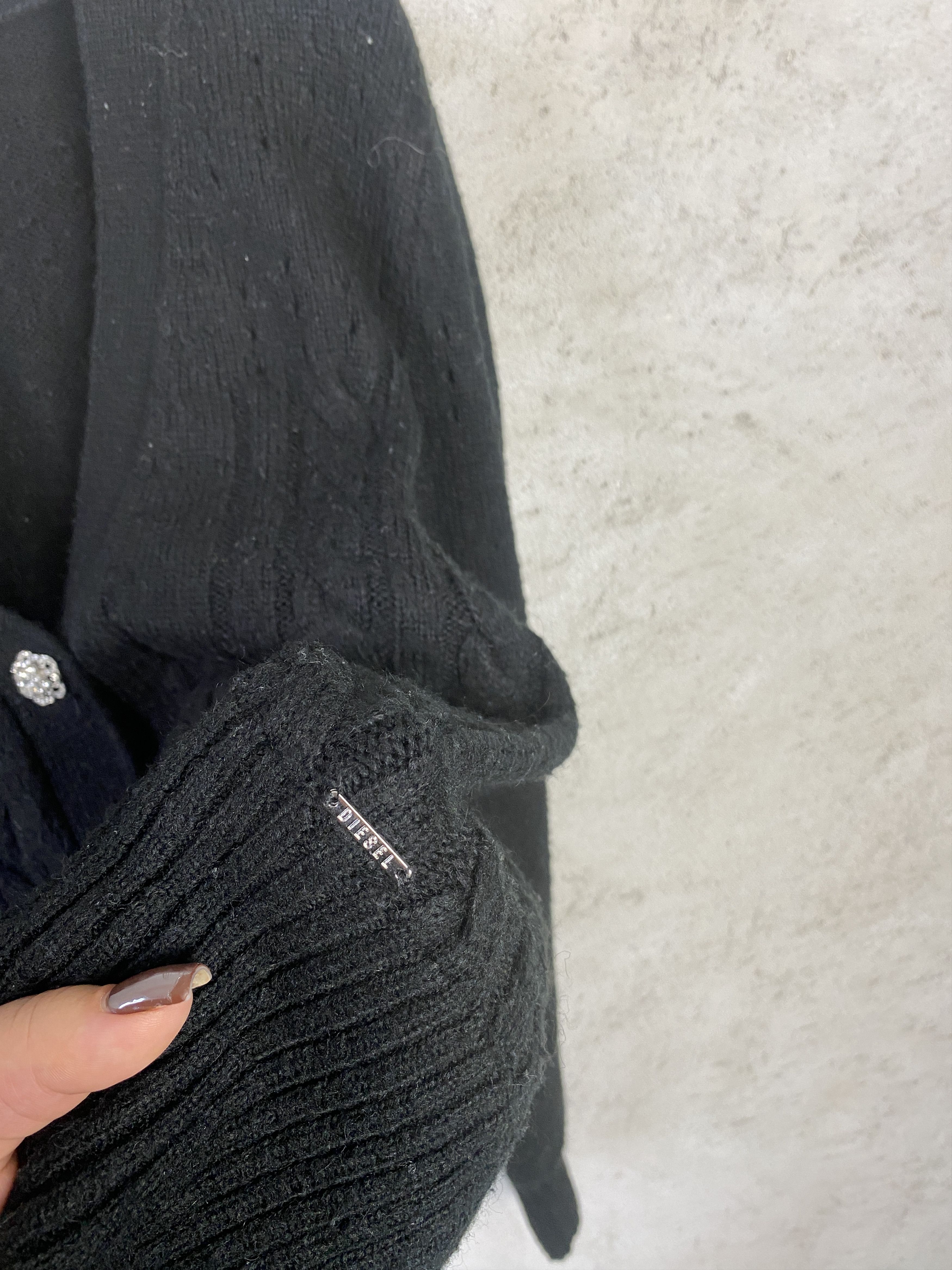 Diesel Diesel rhinestones sweater cardigan knitwear Size M / US 6-8 / IT 42-44 - 3 Thumbnail