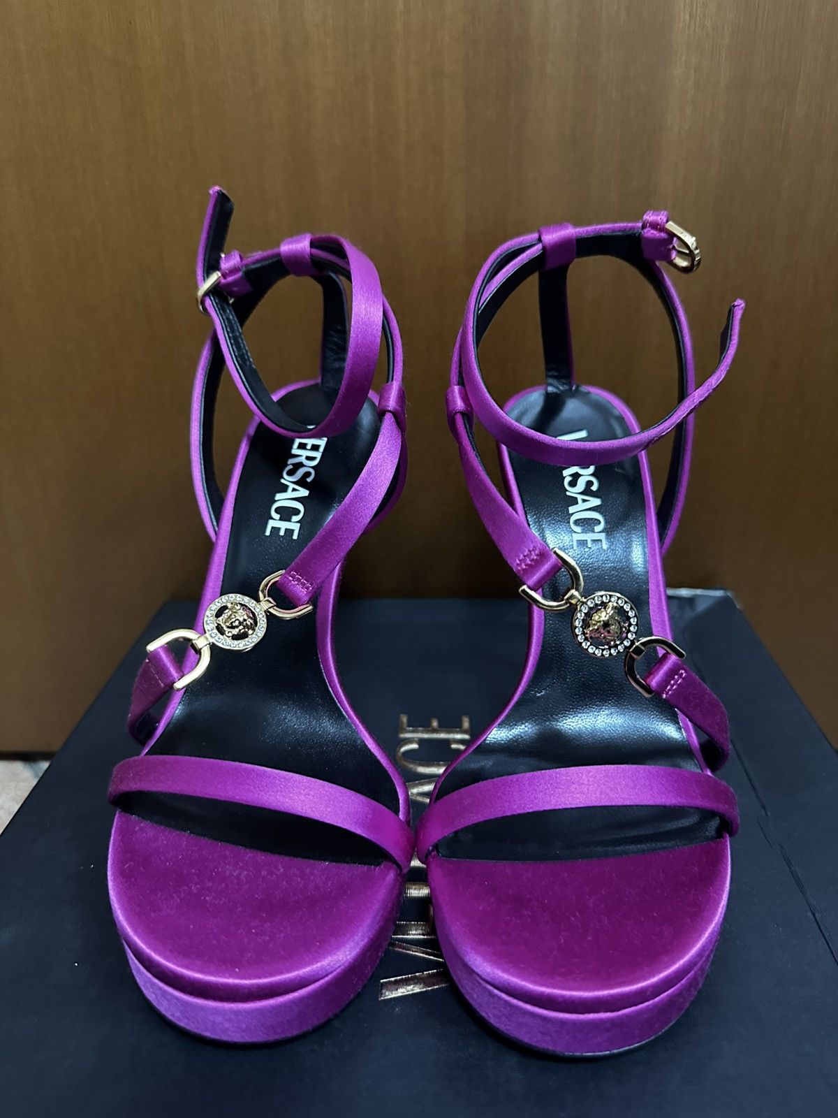 Versace Versace Crystal Medusa 95 Sandals Size US 6 / IT 36 - 4 Thumbnail