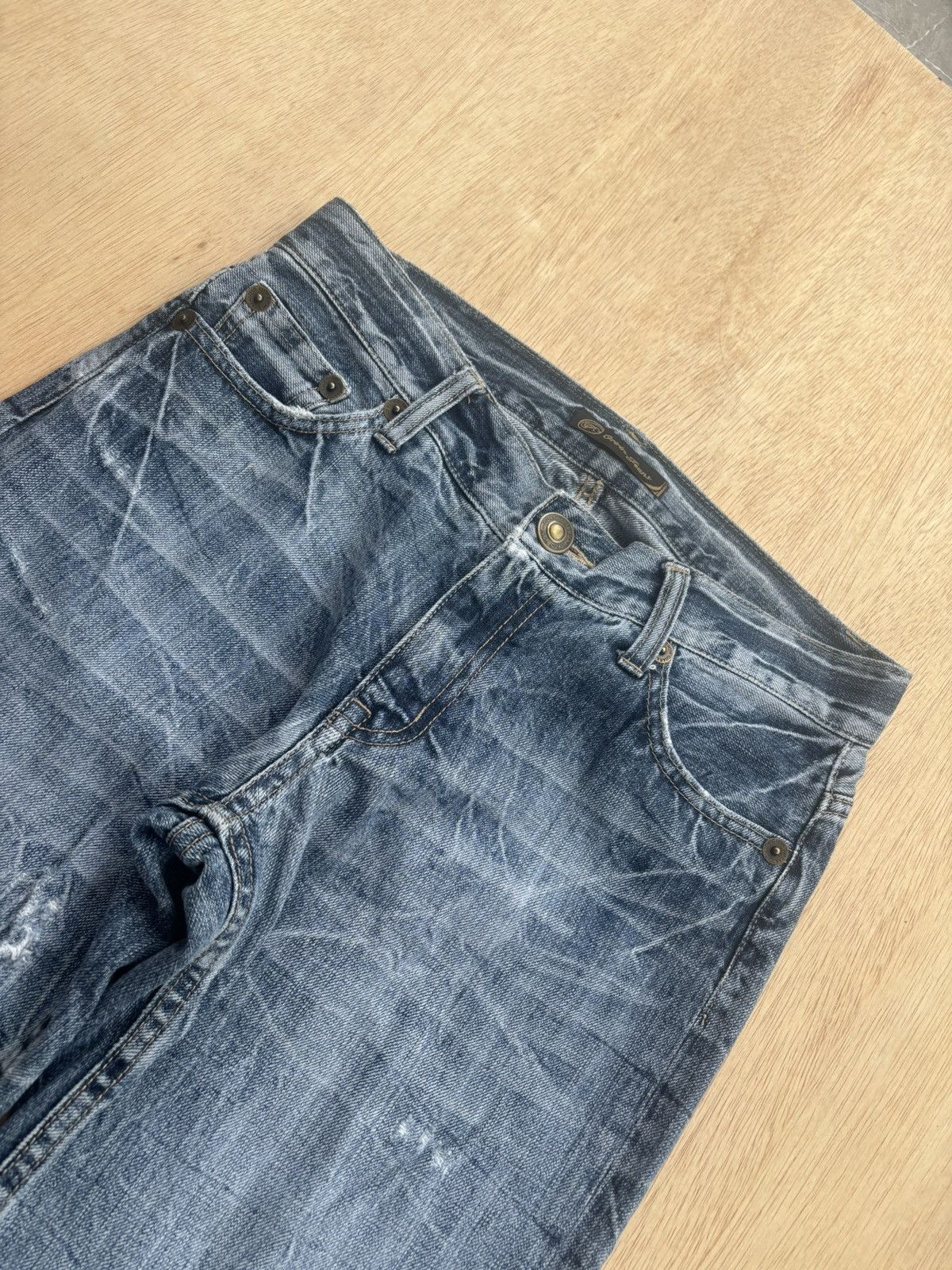Hysteric Glamour Vintage Distressed Denim Oririn Jeans Grand Mind Size US 29 - 5 Thumbnail