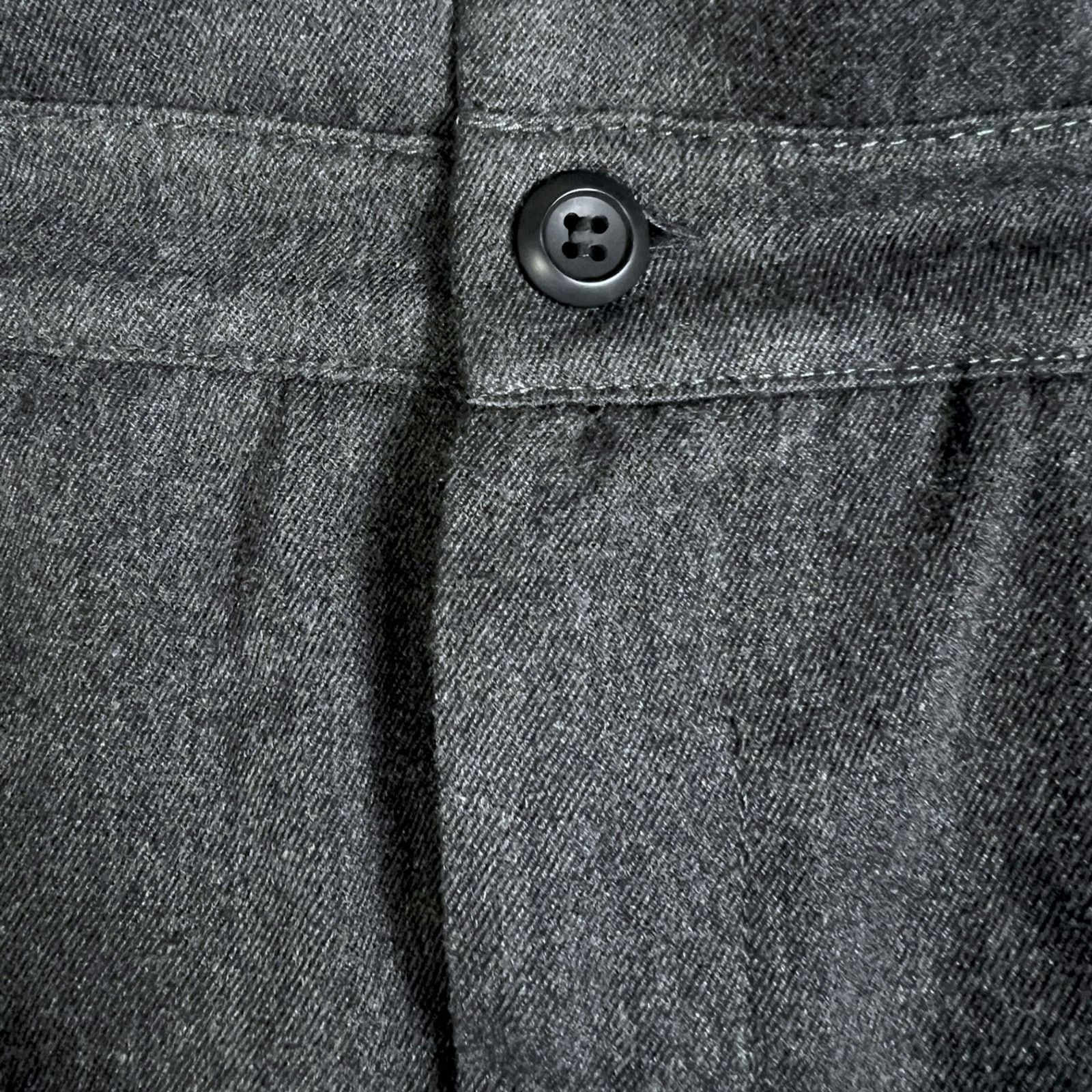 Zara Zara Womens 4 Dark Gray Pleated Gathered Utility Cargo Pants Size 27" / US 4 / IT 40 - 4 Thumbnail