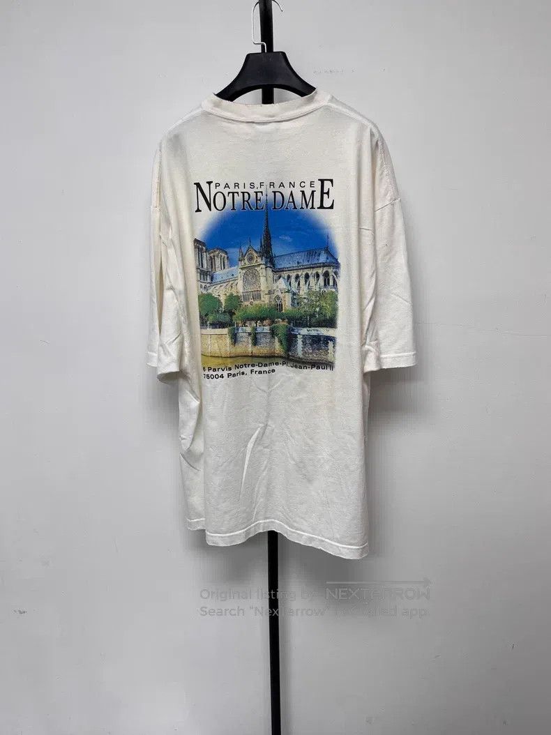 Balenciaga Balenciaga Architectural Letter Print Pattern Round Neck L Size XS / US 0-2 / IT 36-38 - 2 Thumbnail