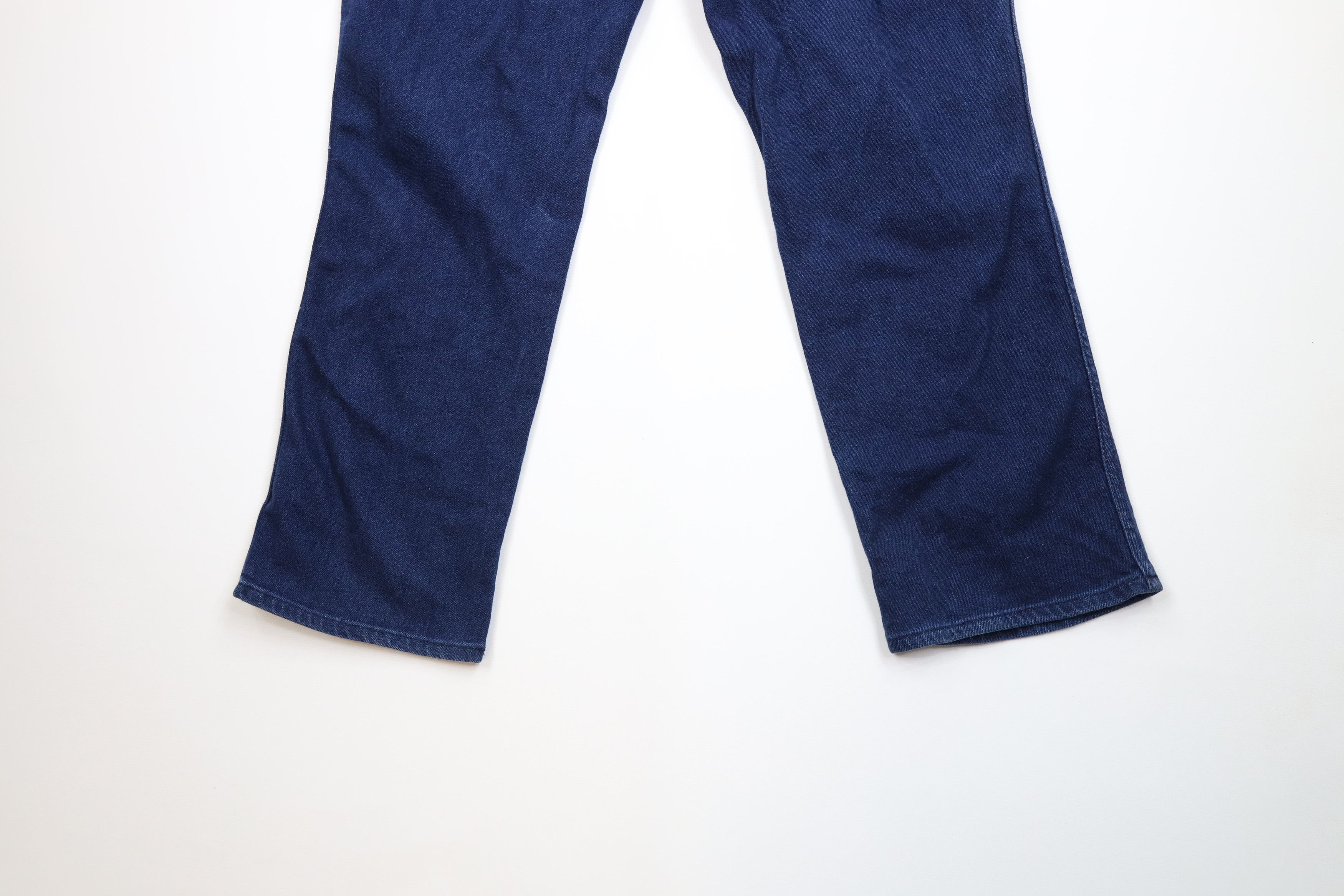 Vintage Vintage 70s Streetwear Wide Leg Denim Jeans Indigo Blue USA Size US 44 / EU 60 - 13 Thumbnail