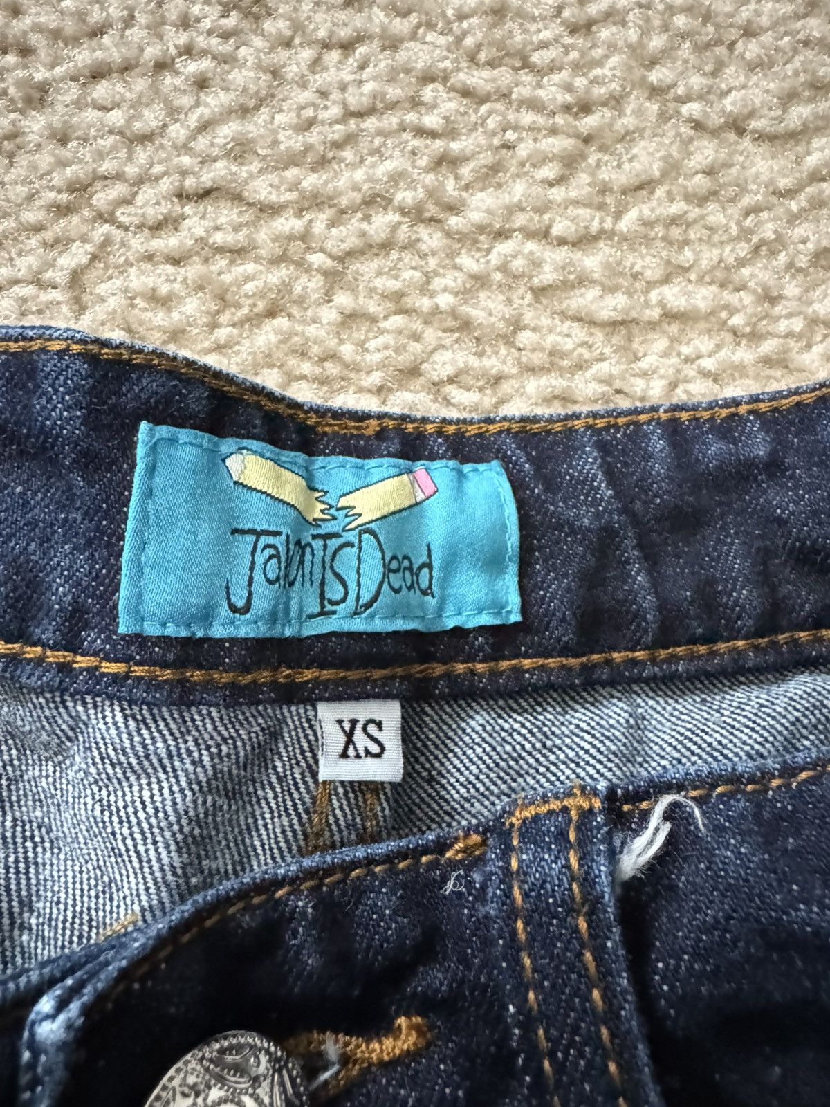Other Jalonisdead Luigi X Waluigi jeans Size US 30 / EU 46 - 4 Thumbnail