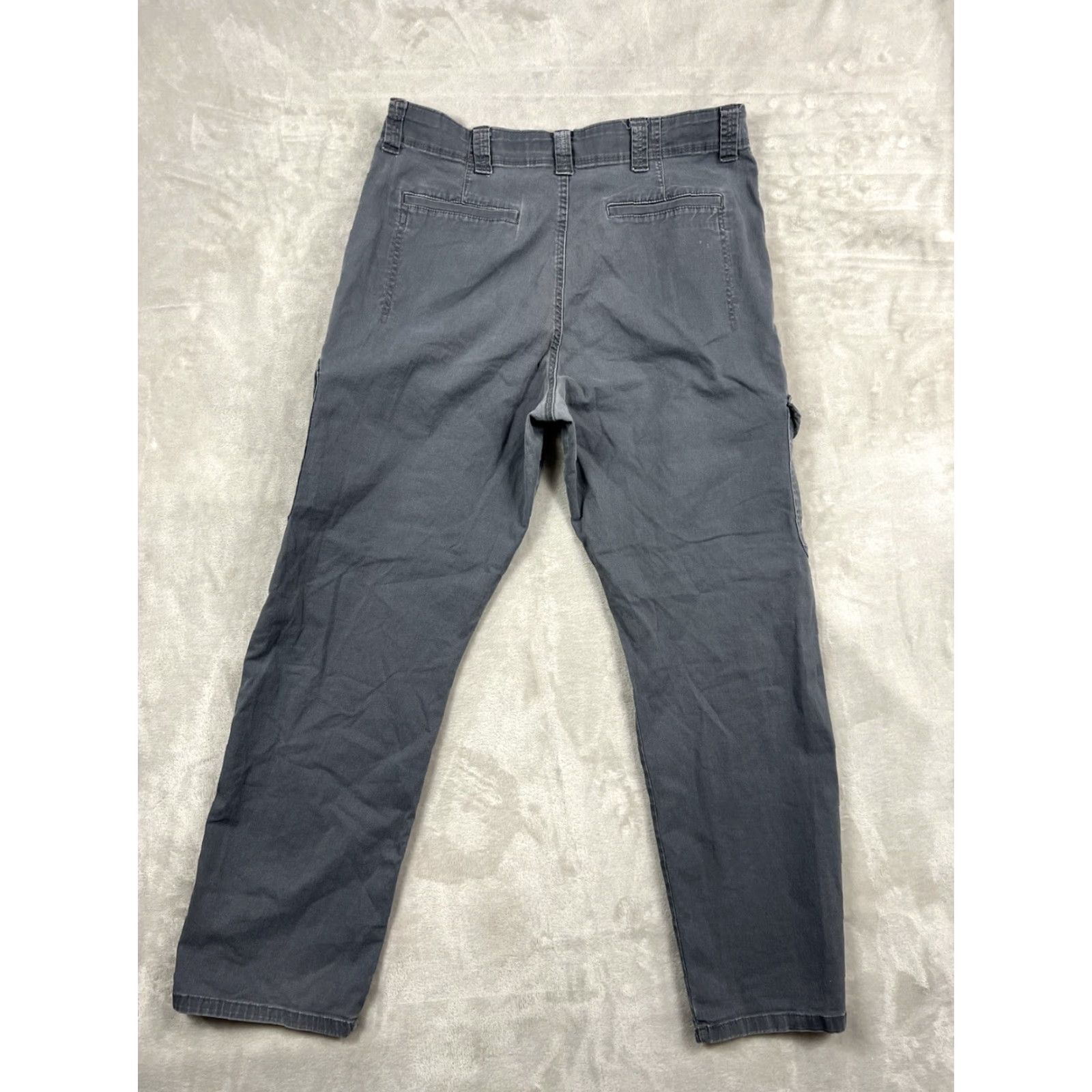 Wrangler Wrangler Five Star Men's Gray Cargo Pants Relaxed Fit Straight Leg Sz 36x32 Size US 36 / EU 52 - 7 Thumbnail