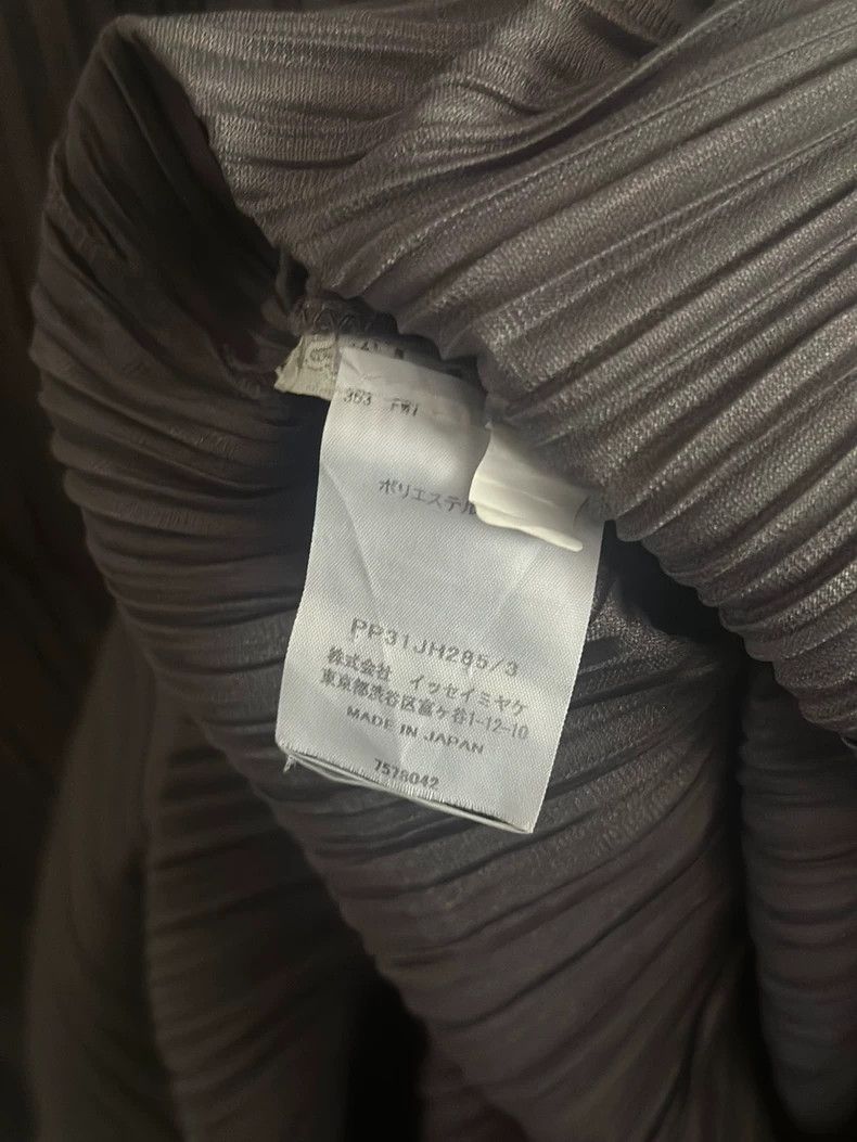 Issey Miyake Issey Miyake size:3 Dark grey pleated long-sleeved shirt Size M / US 6-8 / IT 42-44 - 6 Thumbnail