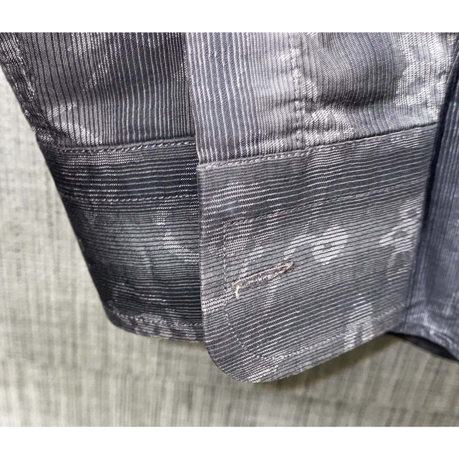 Zanella Zanella Mens Gray Long Sleeve Button Front Shirt XL Italy Made Regular Button-Up Collared Shirt Men Size US XL / EU 56 / 4 - 5 Thumbnail