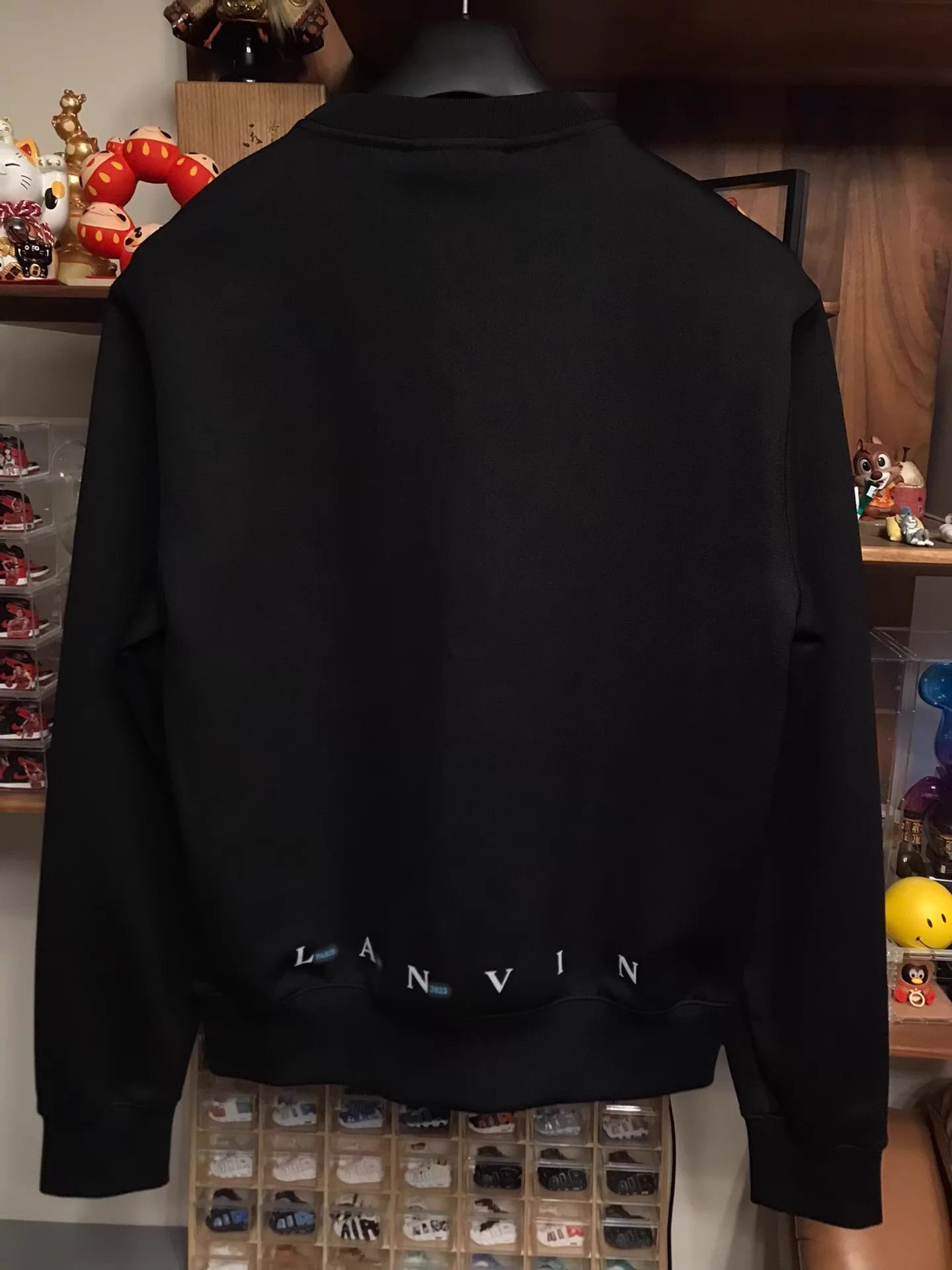 Lanvin Lanvin Wool Blend Lunar Starry Print Hoodie M Unisex Size US M / EU 48-50 / 2 - 2 Thumbnail