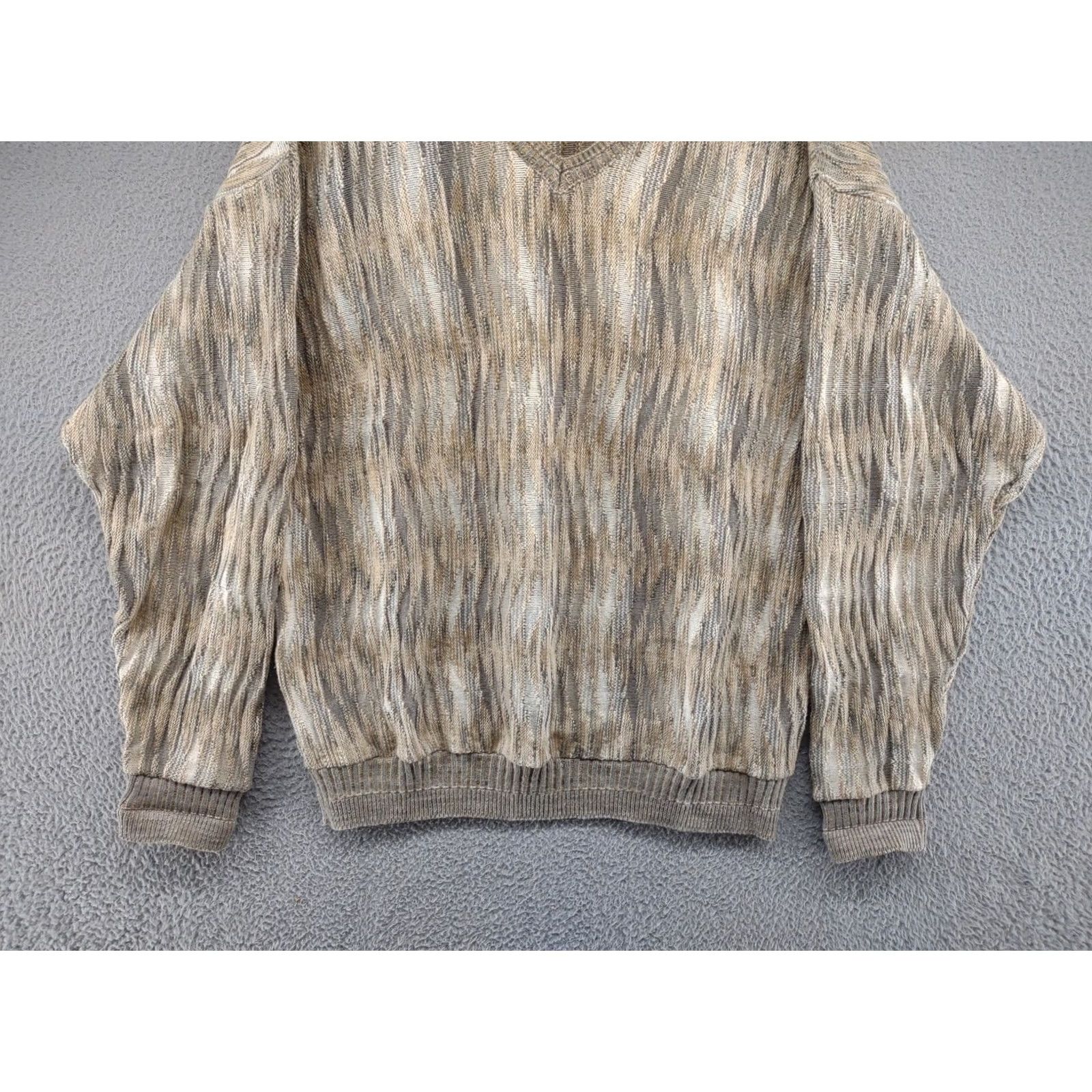 Coogi VTG Shenandoah Coogi Cosby Knit Pullover USA Made Sweater Men's L Multicolor Crew Neck Geometric Size US L / EU 52-54 / 3 - 3 Thumbnail