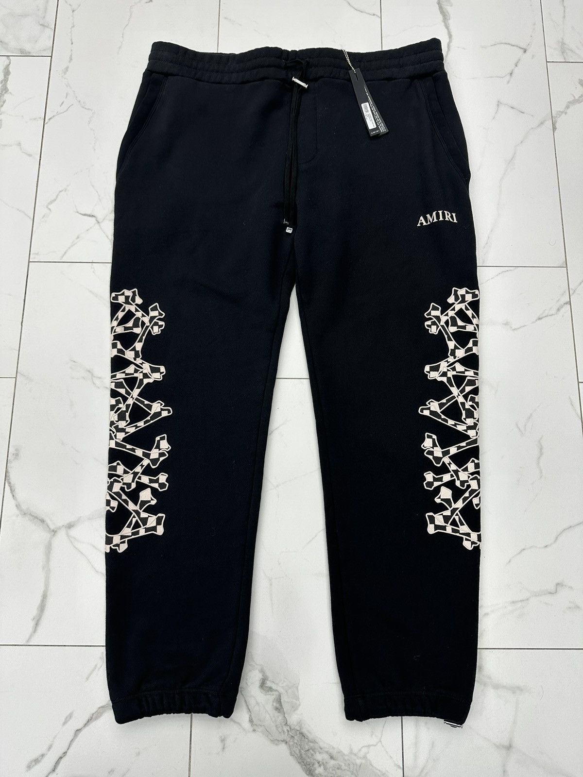 Amiri XXXL Amiri Checkered Bones Sweatpants Size US 40 / EU 56 - 1 Thumbnail