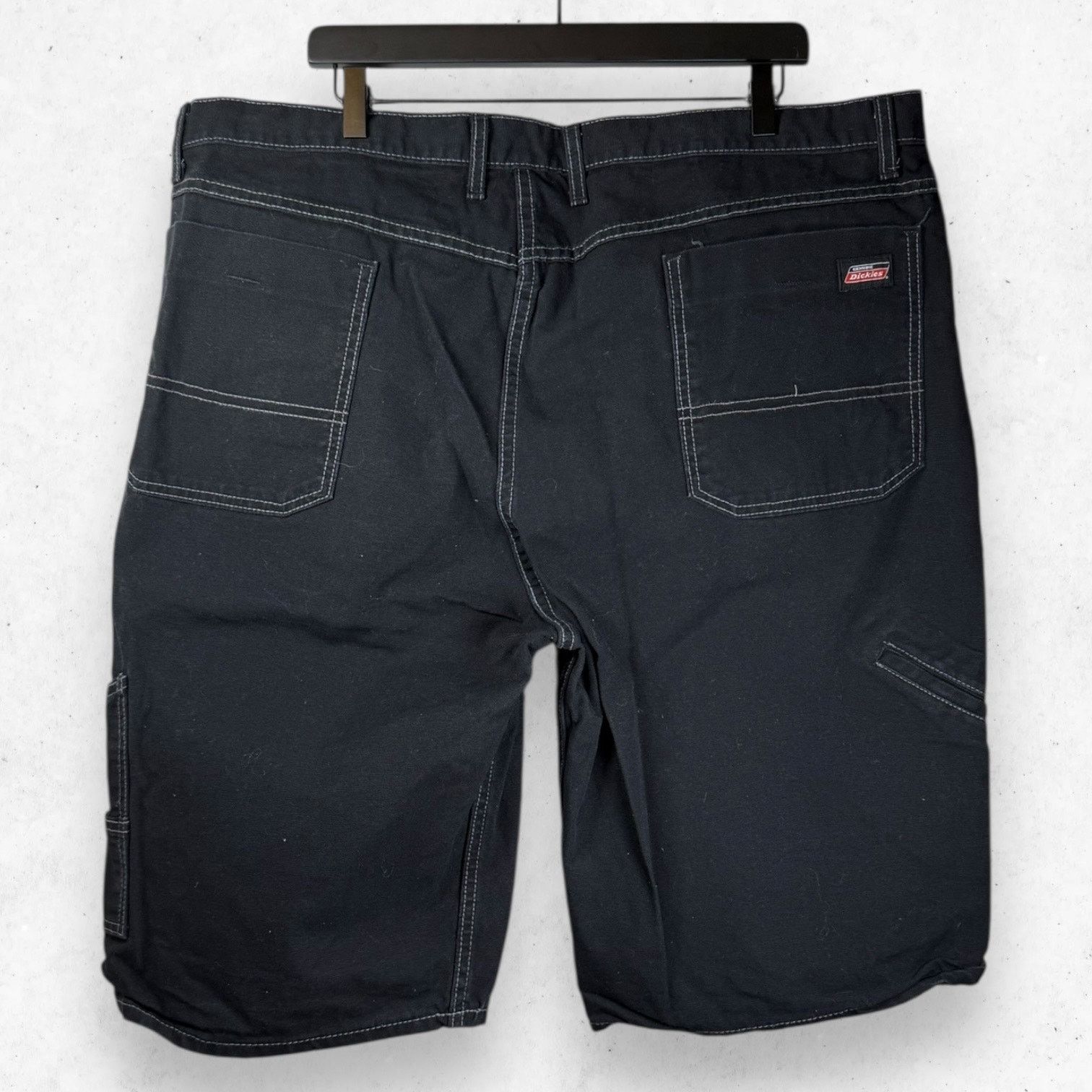 Dickies Dickies Men's Black Denim Cargo Carpenter SKATER Shorts 42 Size US 42 / EU 58 - 2 Thumbnail